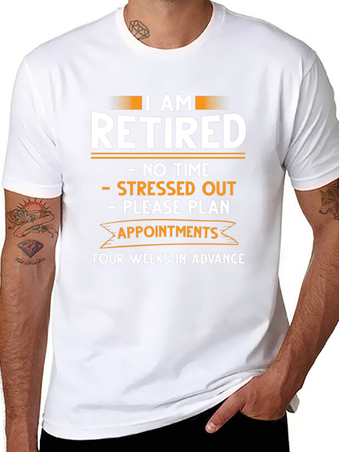 Retired T-Shirt: No Time No Stress Plan Ahead!