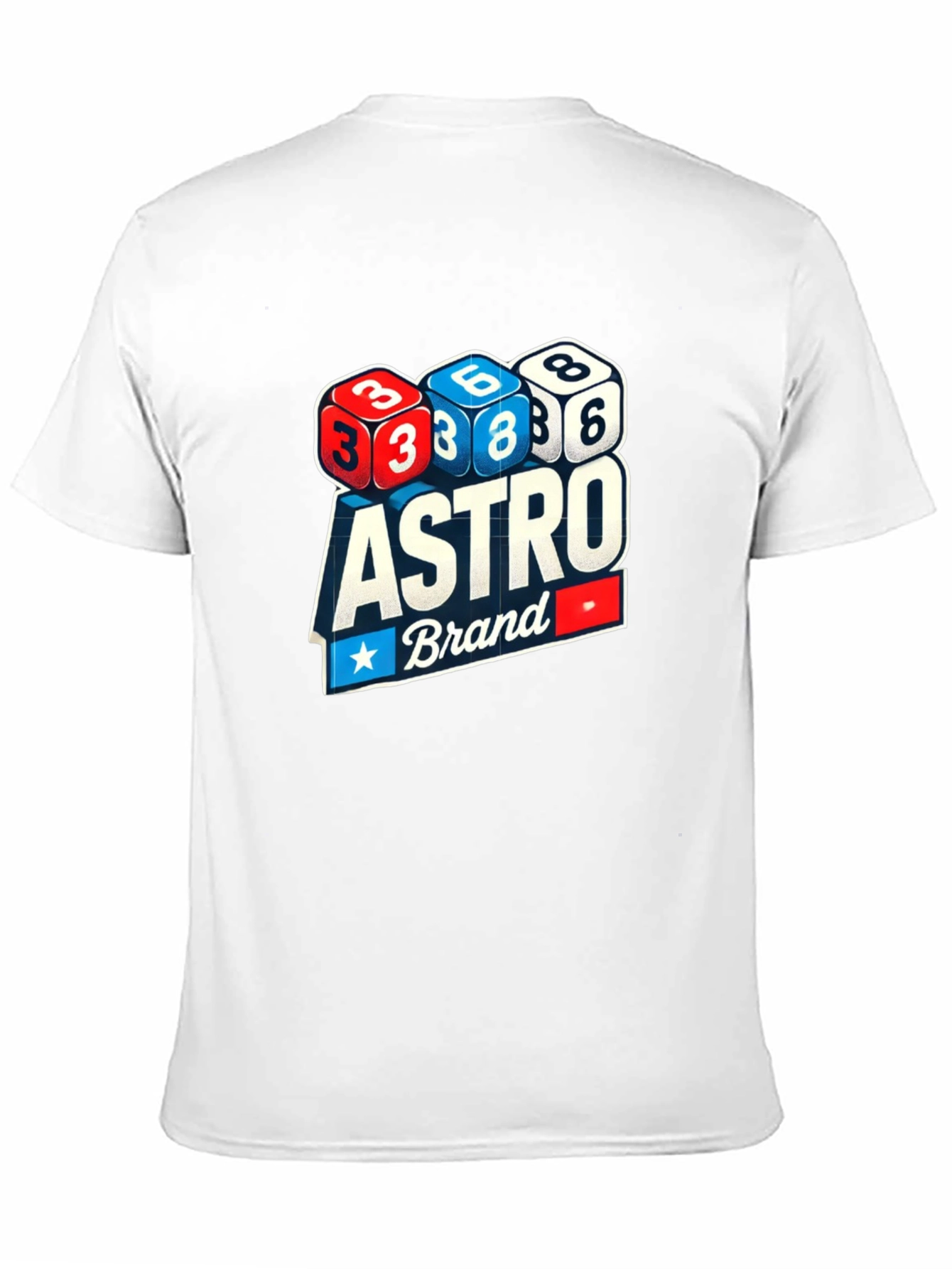 Astro Brand Dice Graphic Black T-Shirt