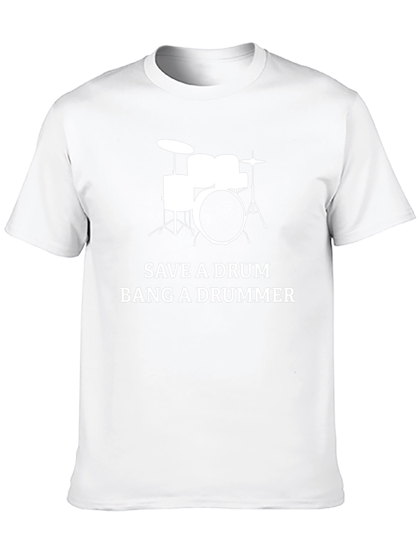 Save A Drum Bang A Drummer Graphic T-Shirt