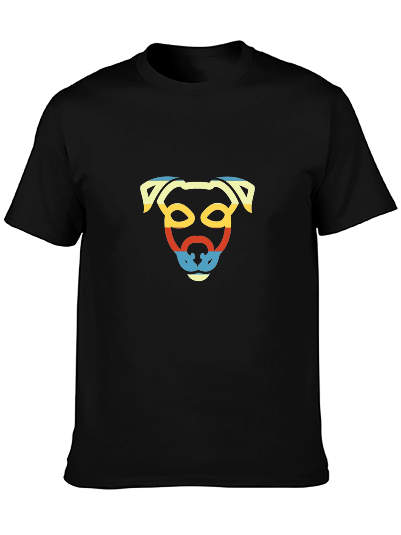 Retro Dog Graphic Tee - Stylish Unisex Cotton T-Shirt