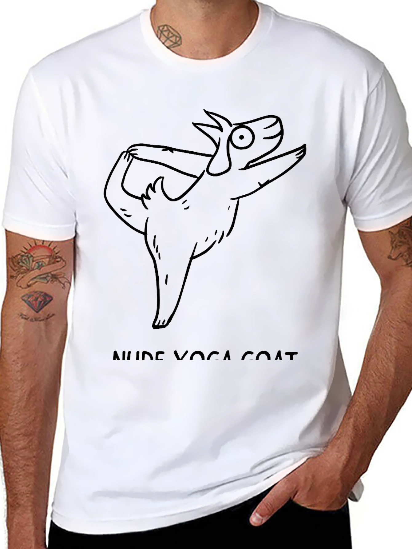 Yoga Goat T-Shirt - Unique Graphic Tee