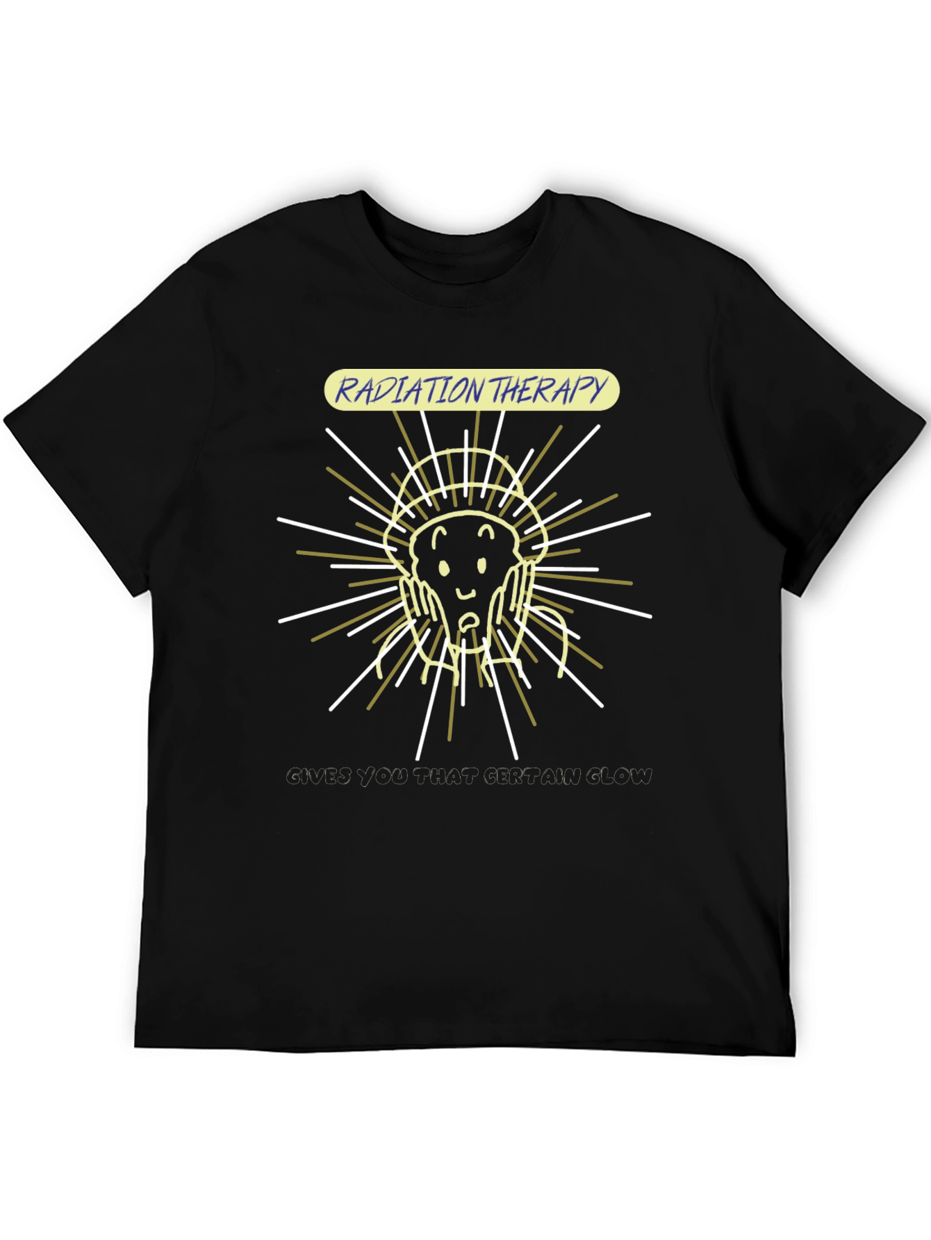 Radiation Therapy Glow T-Shirt - Funny Graphic Tee