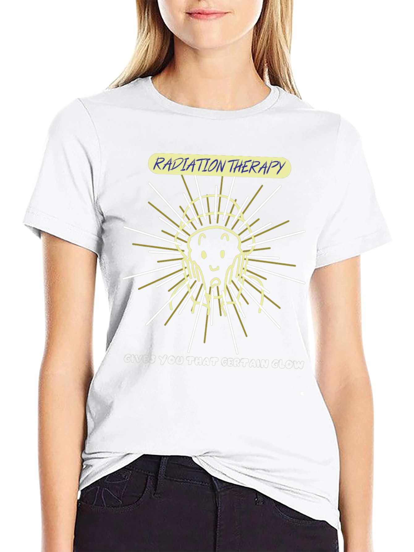 Radiation Therapy Glow T-Shirt - Funny Graphic Tee