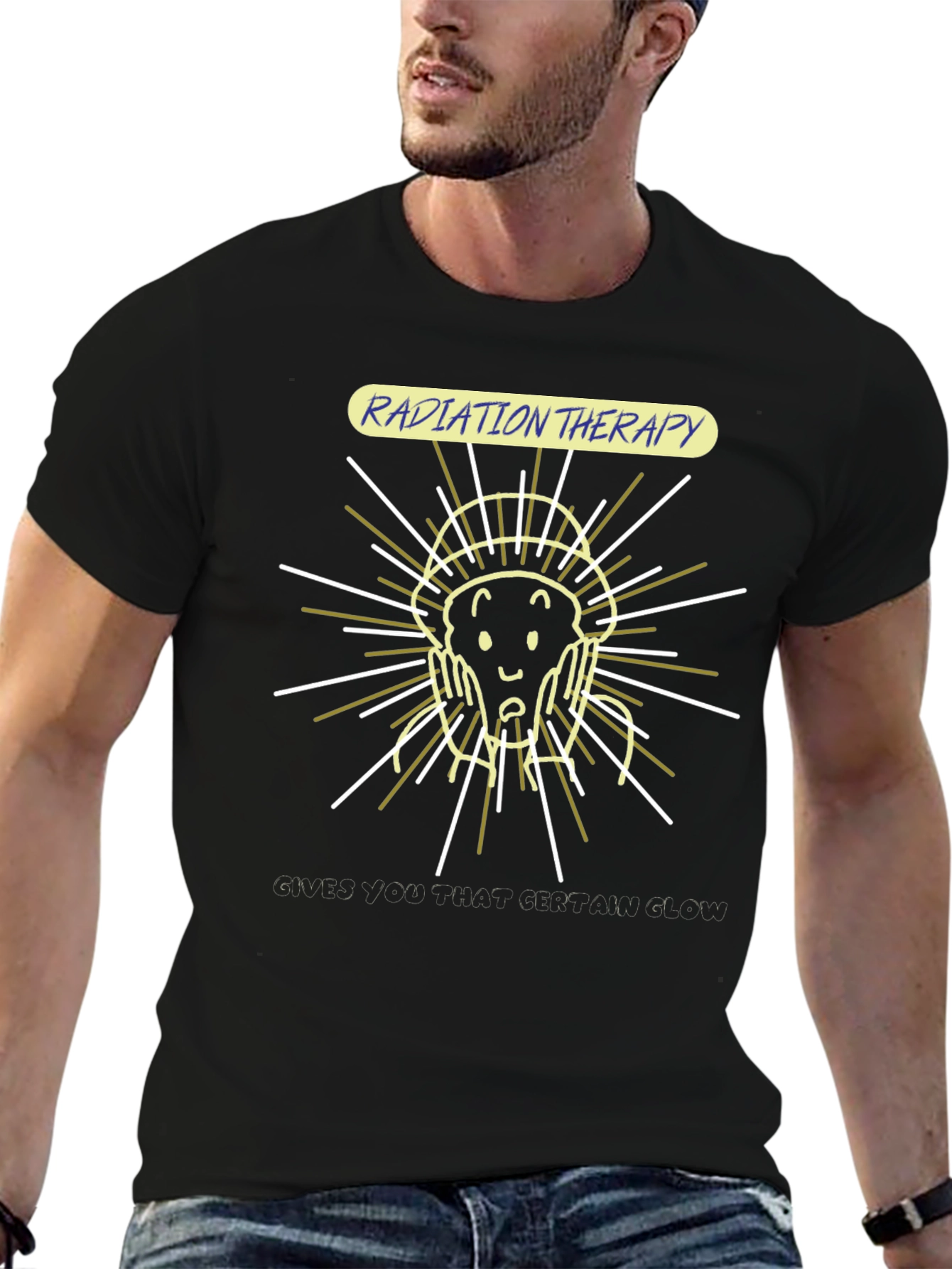 Radiation Therapy Glow T-Shirt - Funny Graphic Tee