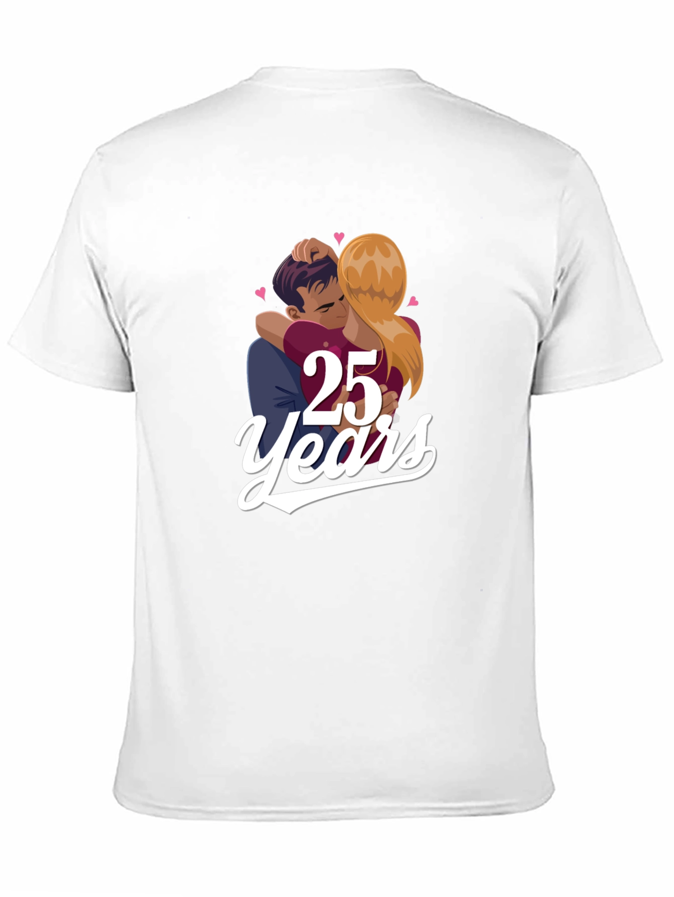 25th Anniversary Couple Graphic Tee