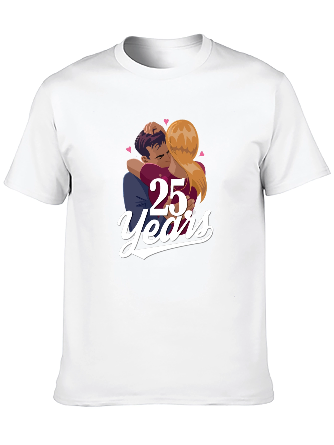 25th Anniversary Couple Graphic Tee