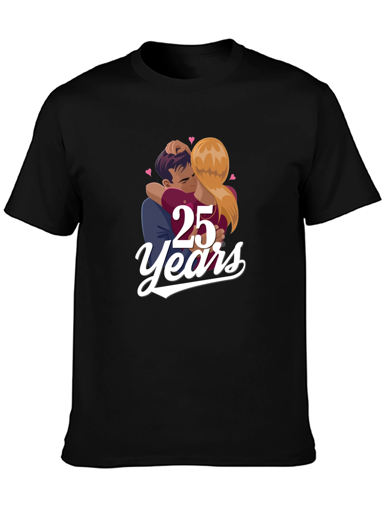 25th Anniversary Couple Graphic Tee