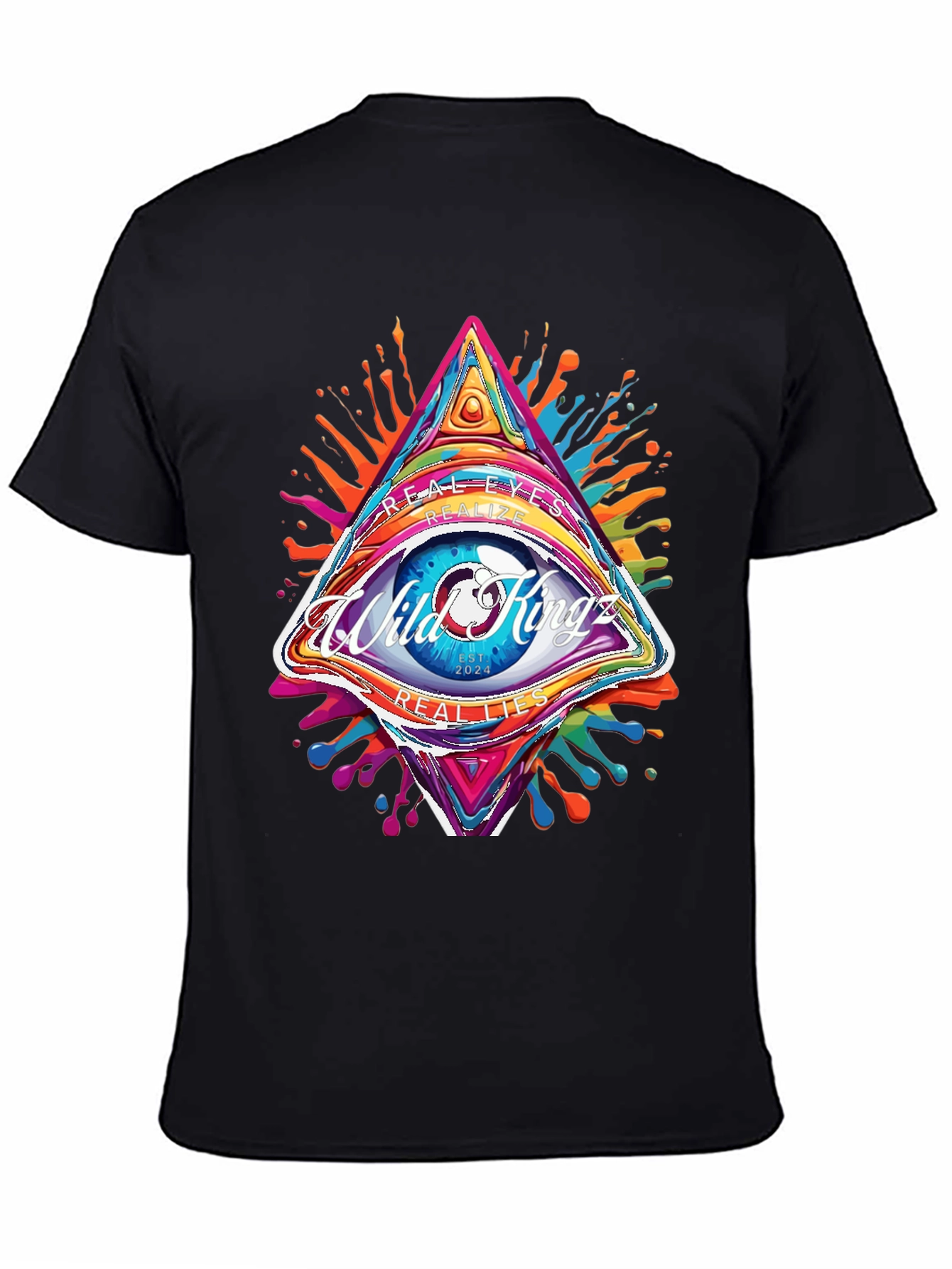 Wild Kingz Eye T-Shirt - Artistic Graphic Tee