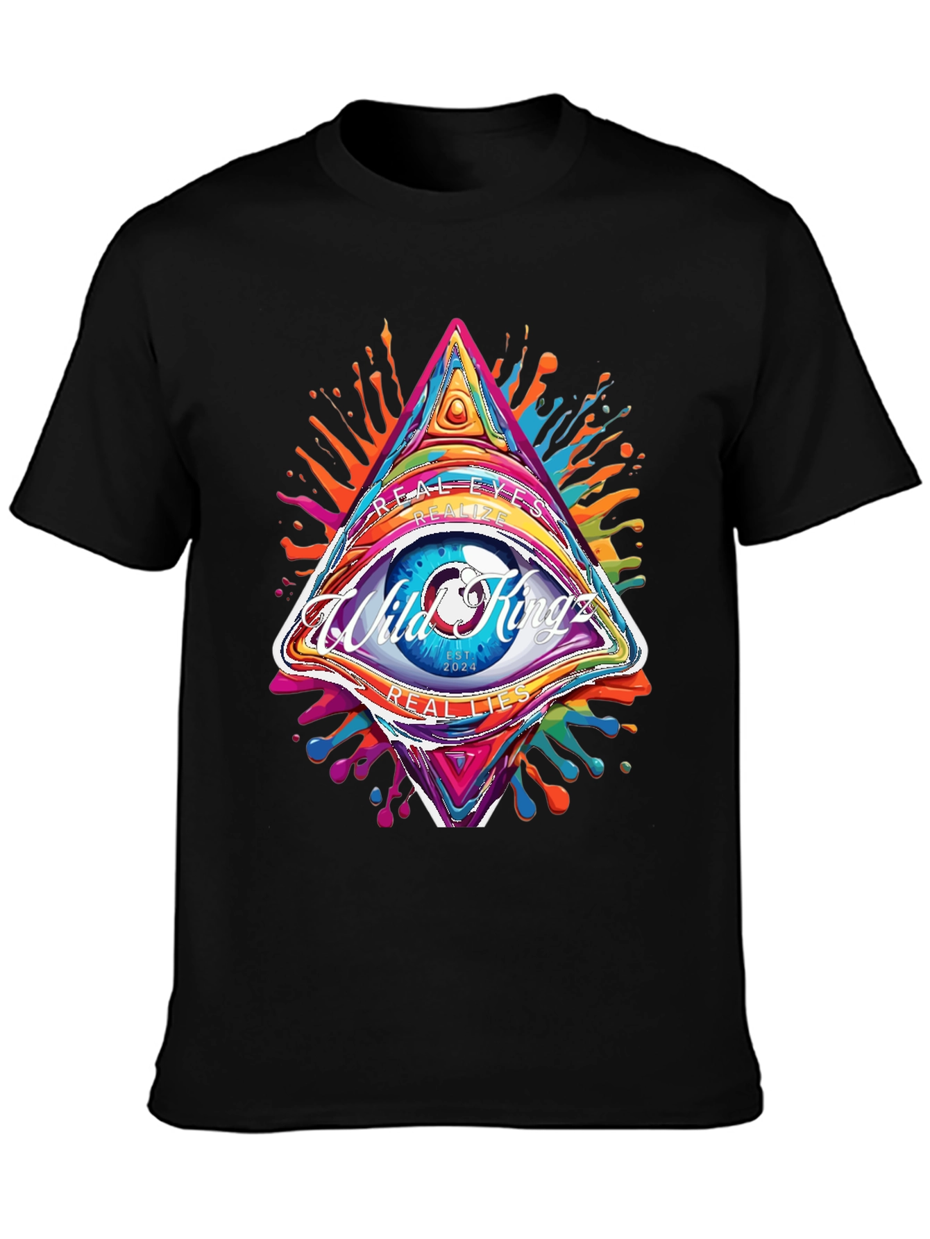Wild Kingz Eye T-Shirt - Artistic Graphic Tee