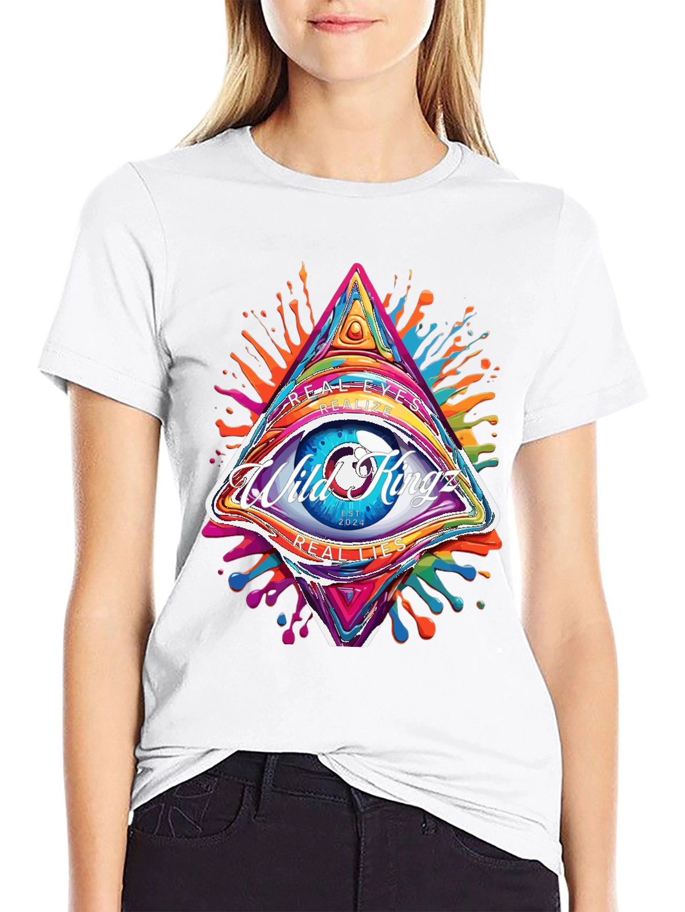 Wild Kingz Eye T-Shirt - Artistic Graphic Tee