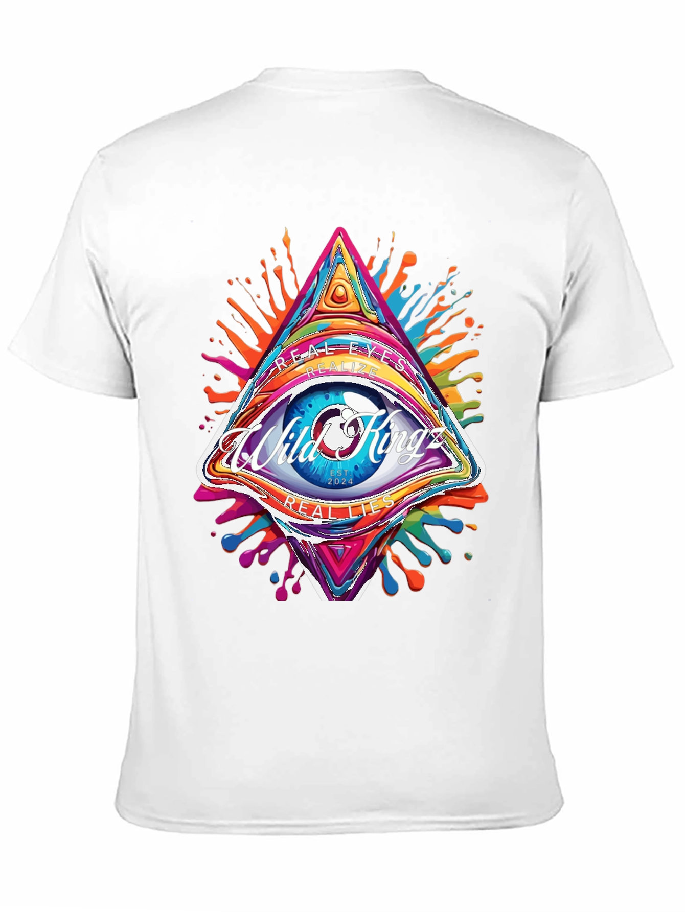 Wild Kingz Eye T-Shirt - Artistic Graphic Tee