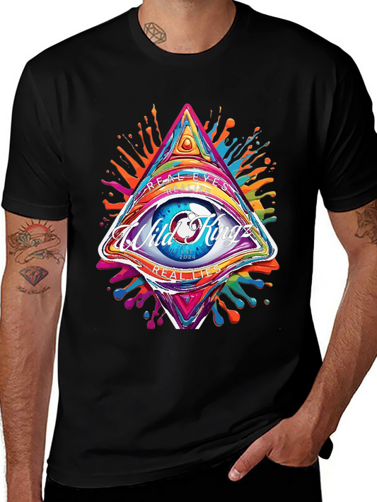 Wild Kingz Eye T-Shirt - Artistic Graphic Tee