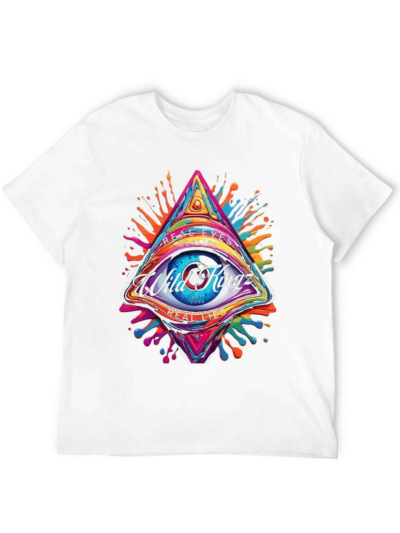Wild Kingz Eye T-Shirt - Artistic Graphic Tee