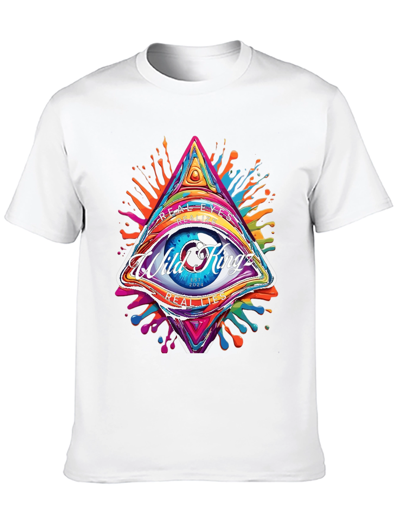 Wild Kingz Eye T-Shirt - Artistic Graphic Tee