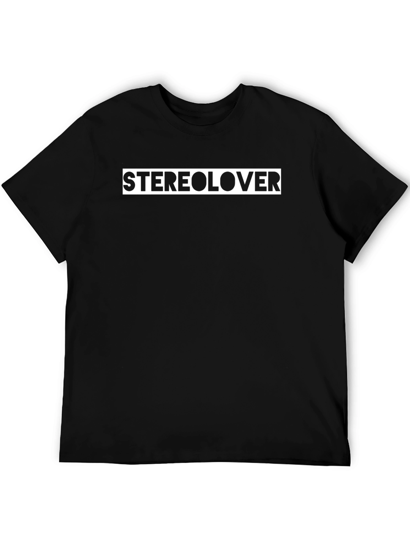 Stereolover Black Graphic Tee - Casual Style