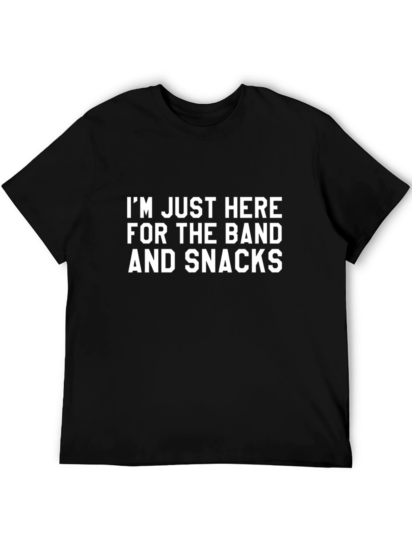 Band & Snacks T-Shirt: Funny Music Lover Tee