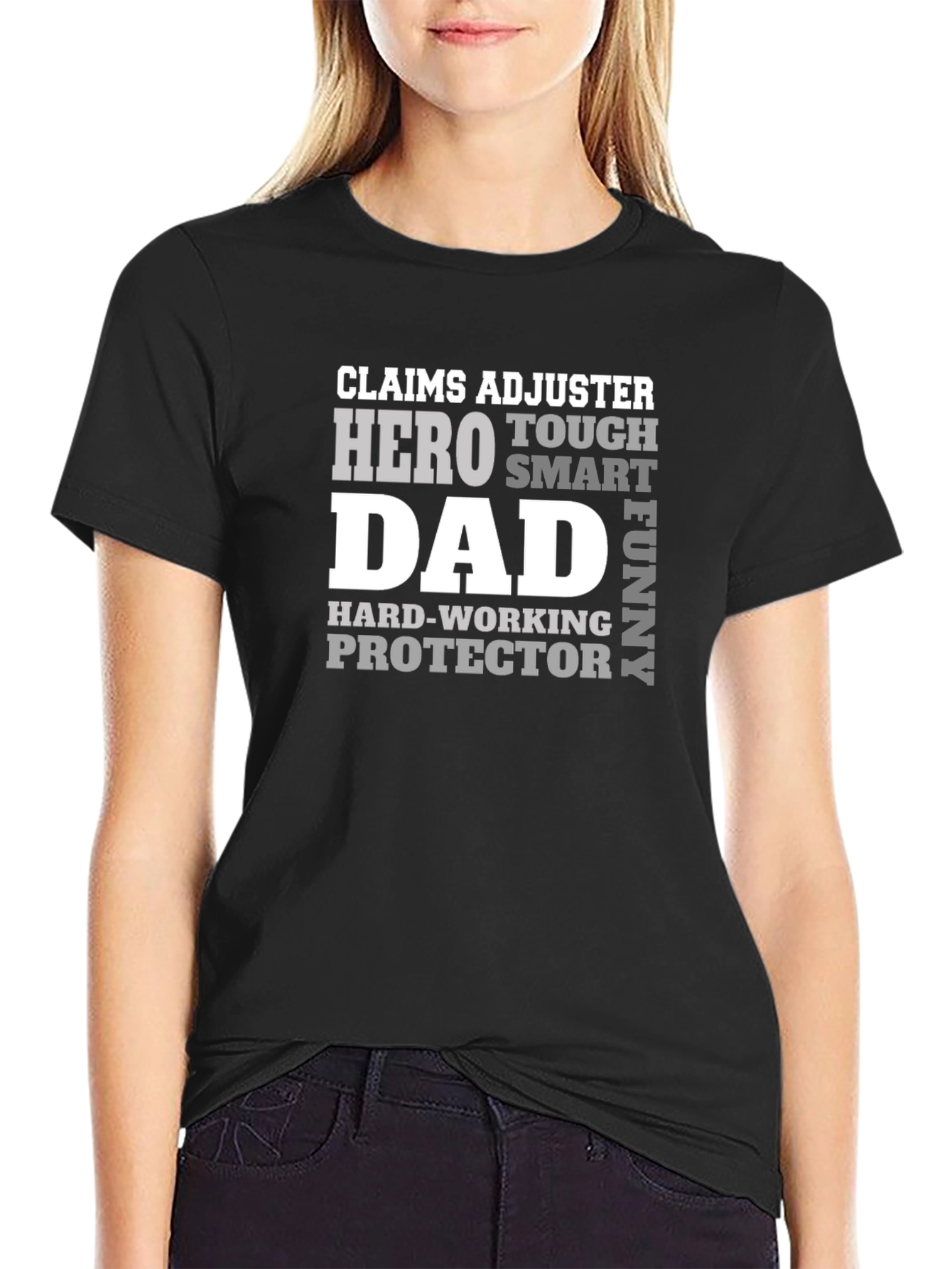 Claims Adjuster Dad Hero T-Shirt