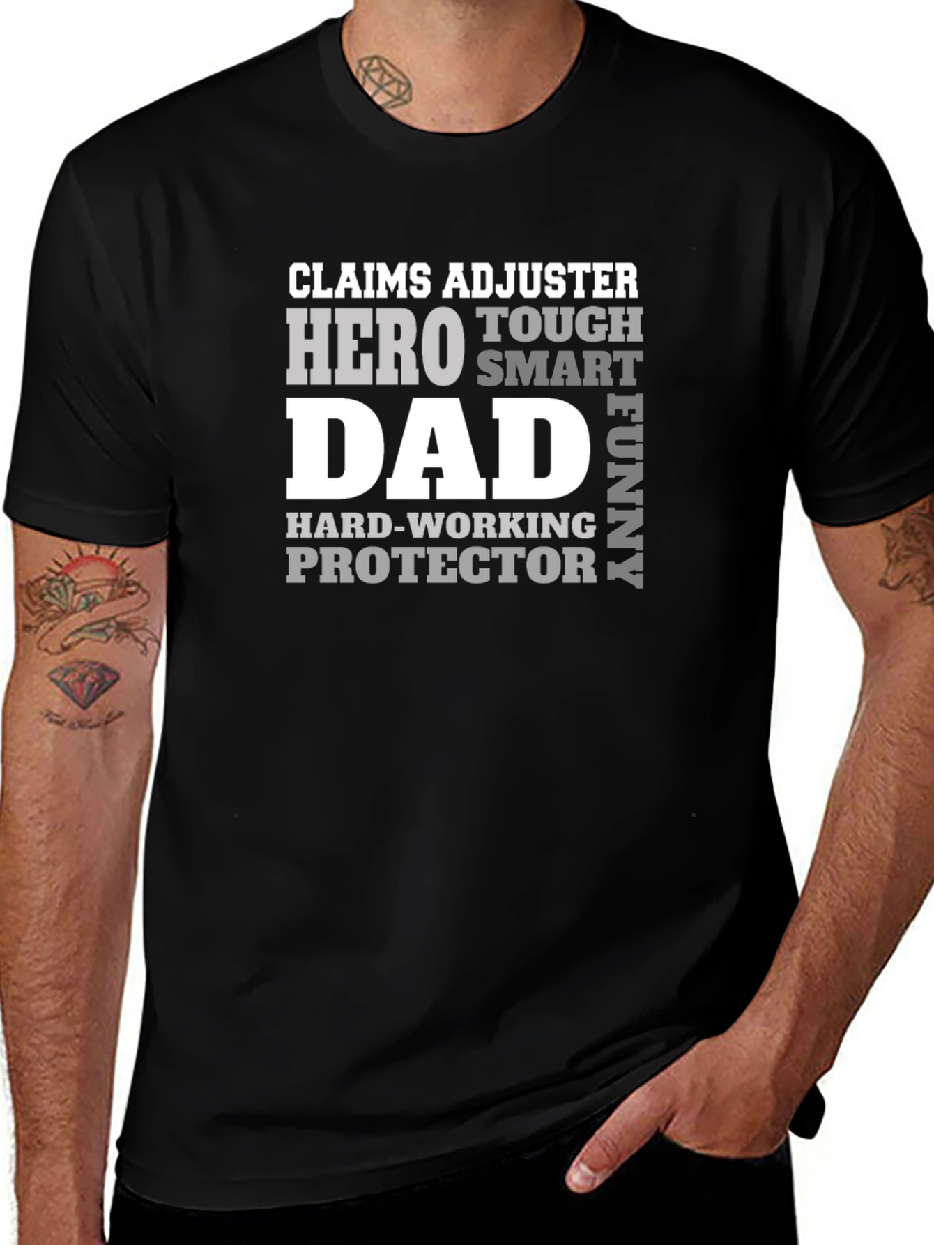 Claims Adjuster Dad Hero T-Shirt