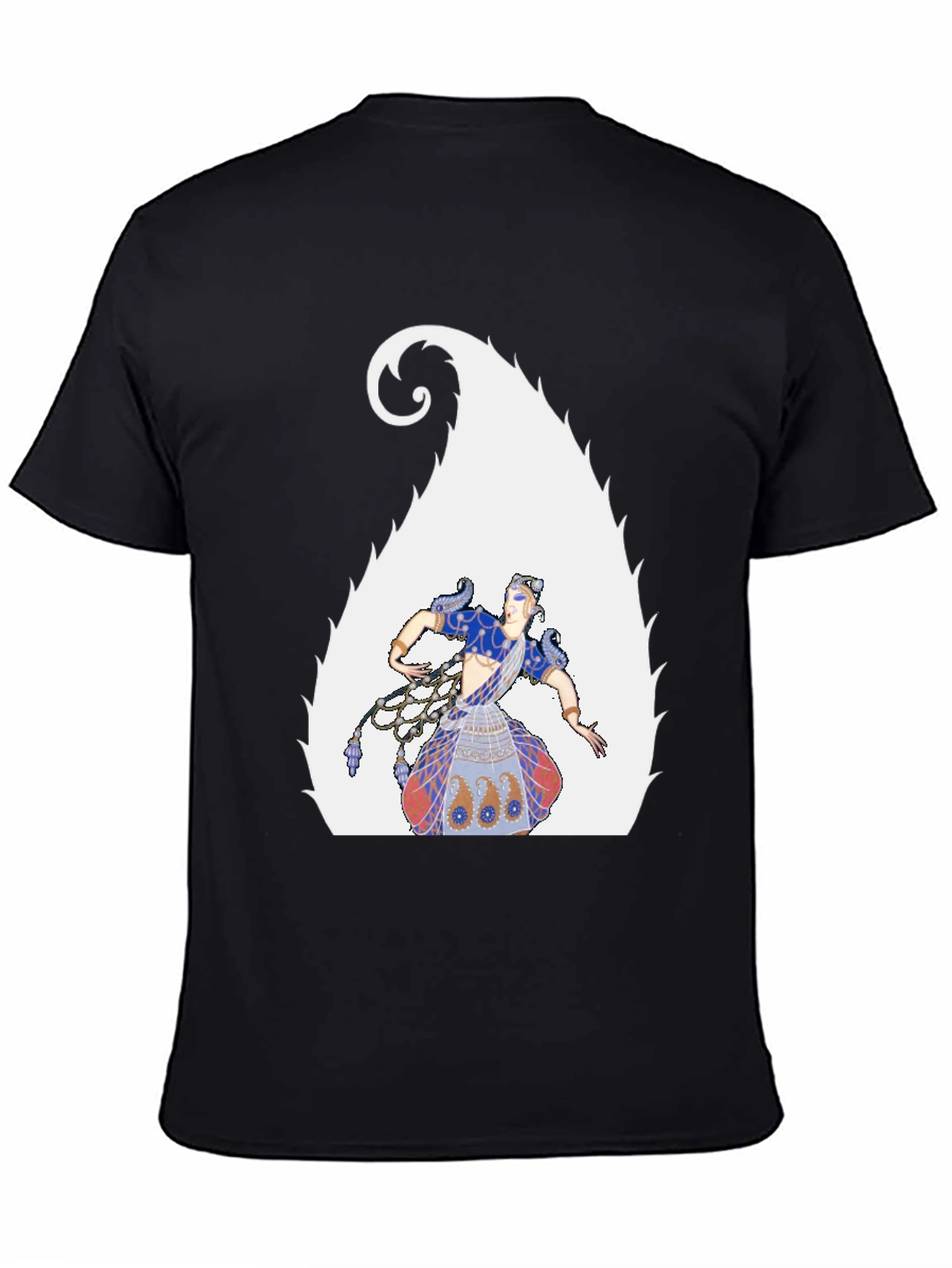 Artistic Graphic Tee - Dancer Design