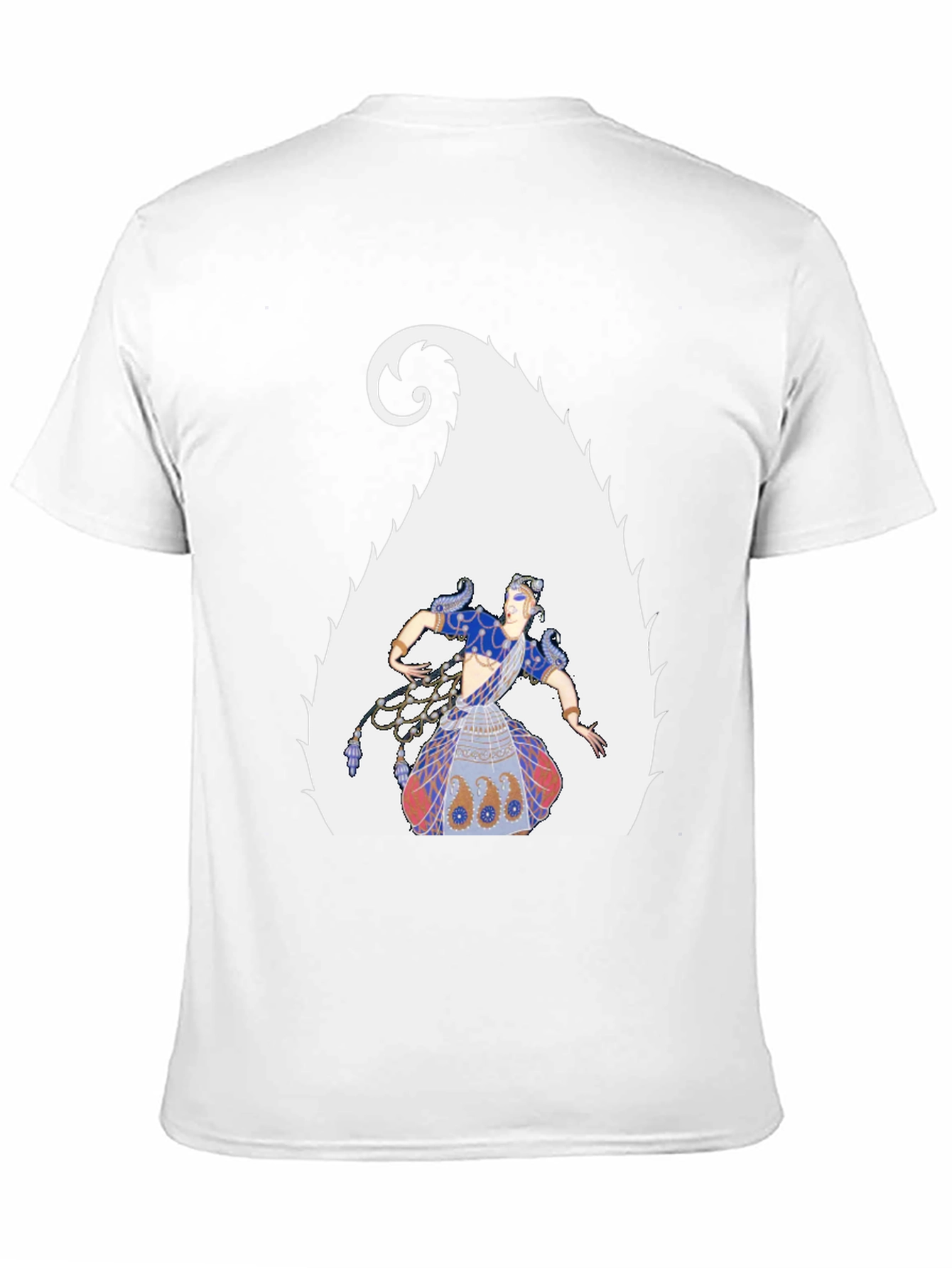 Artistic Graphic Tee - Dancer Design