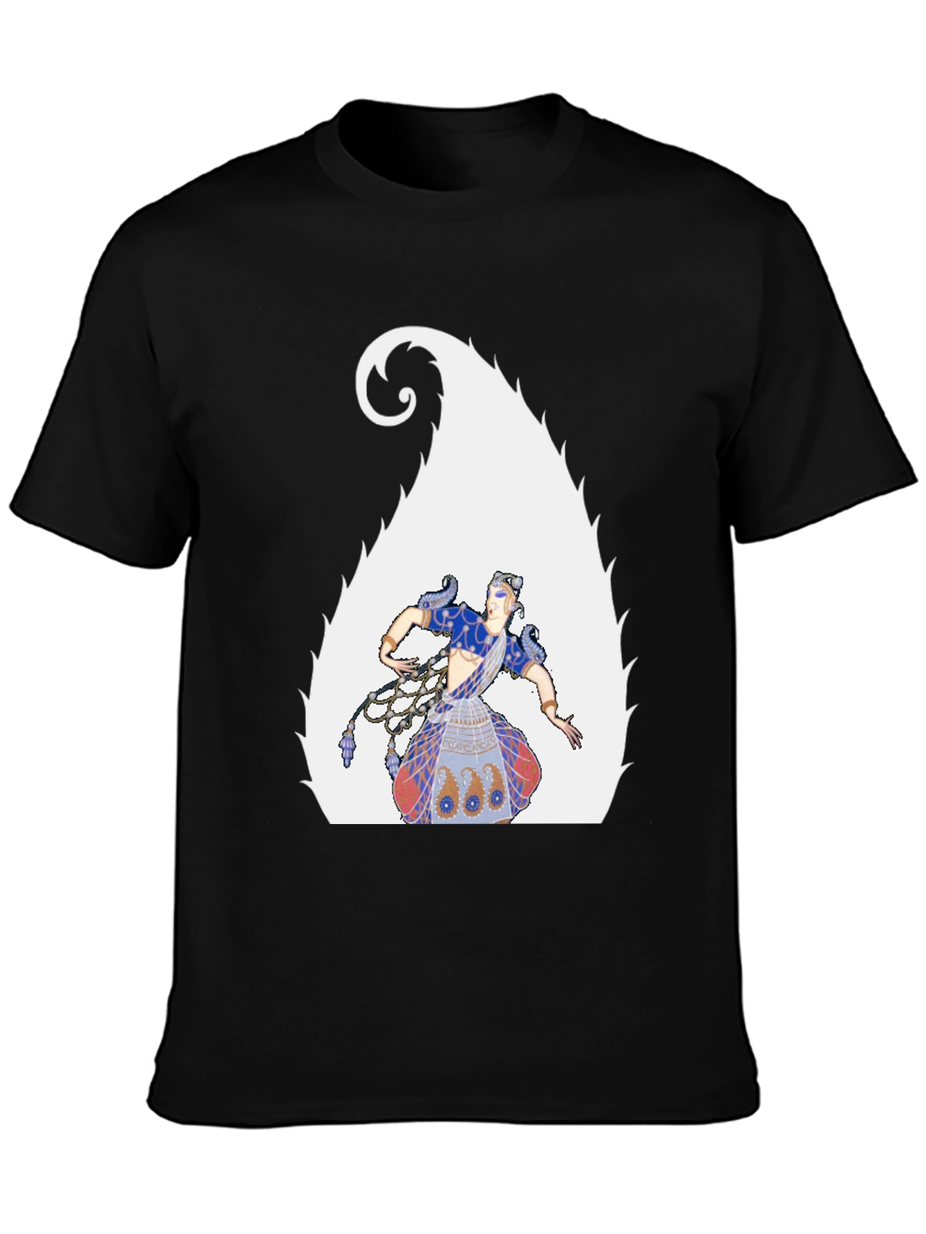 Artistic Graphic Tee - Dancer Design