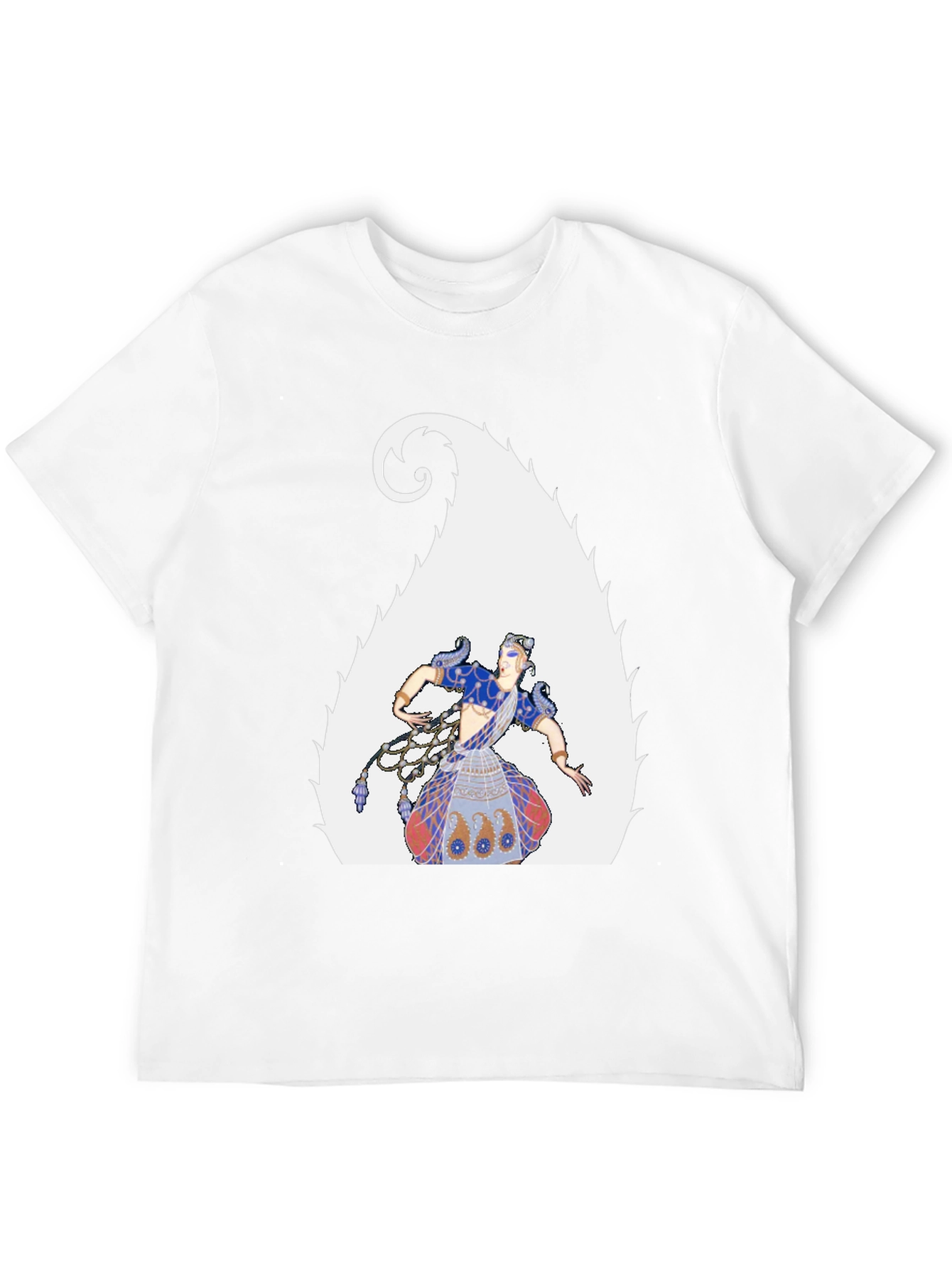 Artistic Graphic Tee - Dancer Design