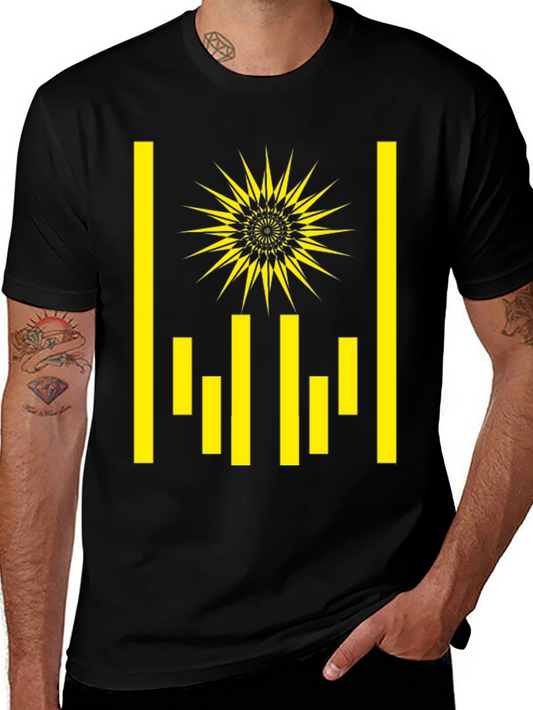 Abstract Geometric Graphic T-Shirt