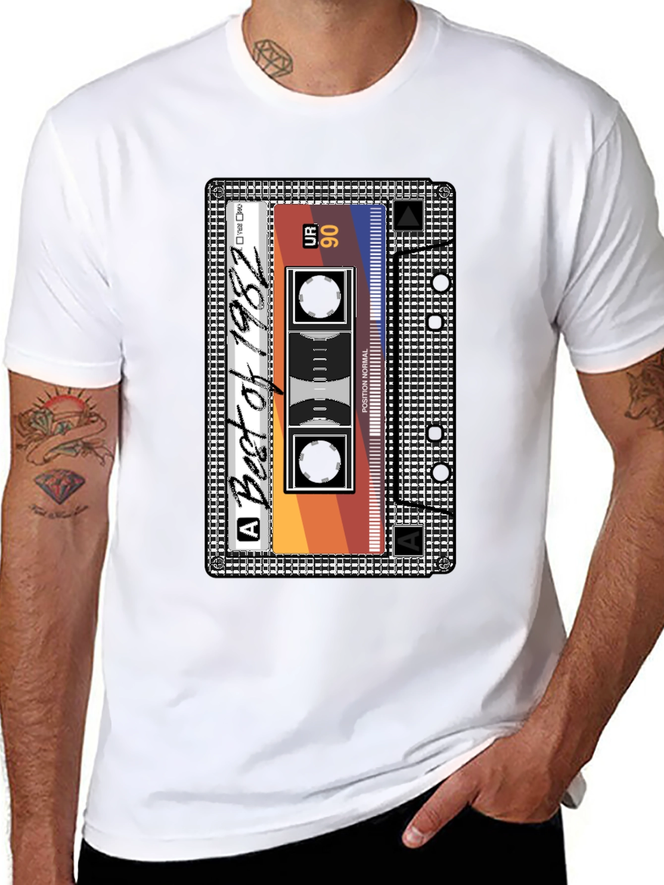Best of 1982 Cassette Tape Graphic T-Shirt