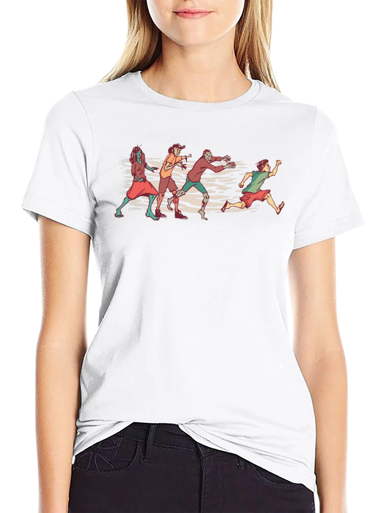 Zombie Chase Graphic Tee