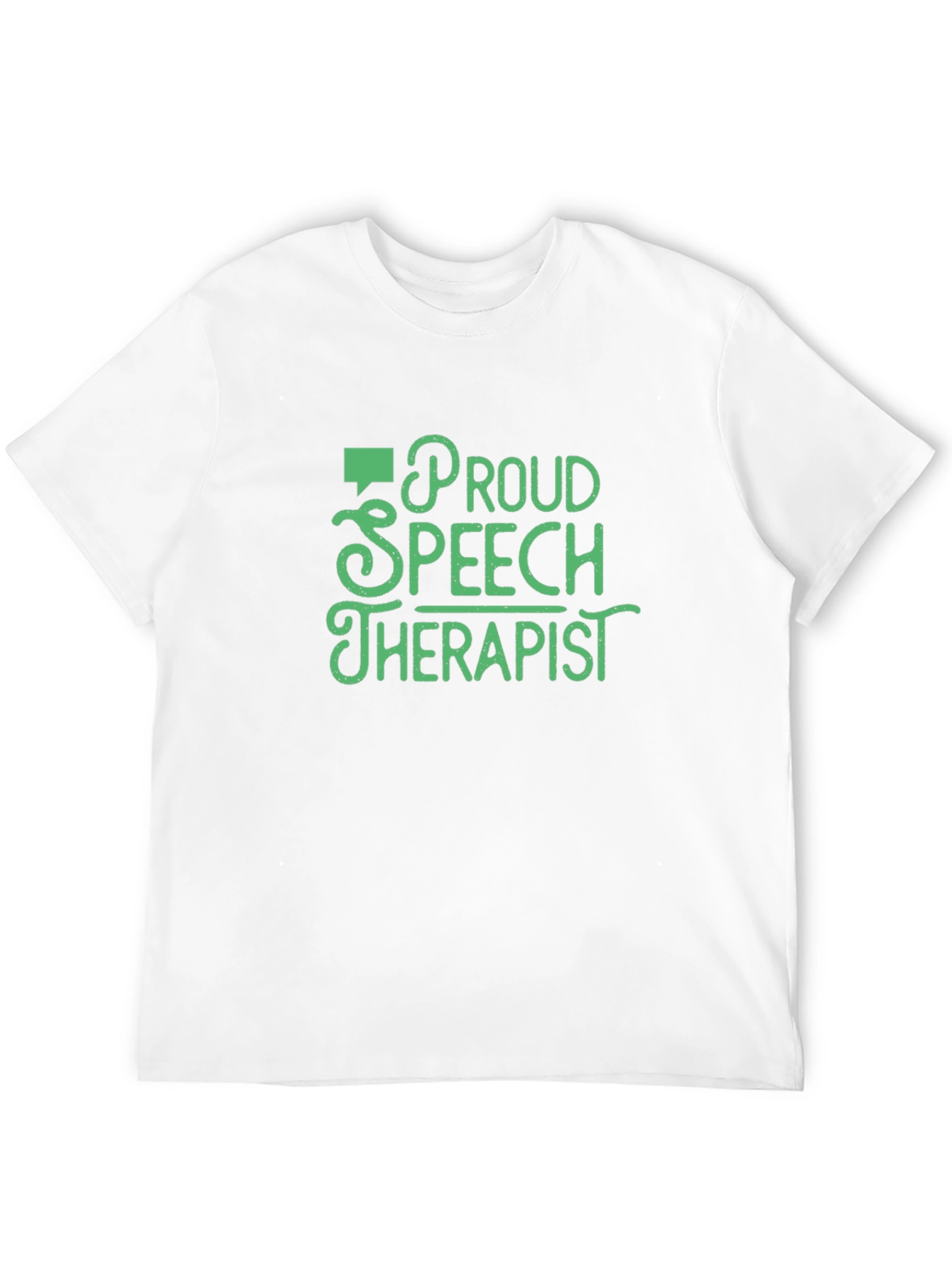 Proud Speech Therapist Black T-Shirt