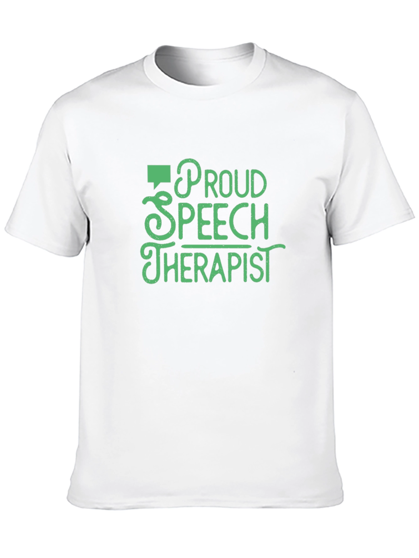 Proud Speech Therapist Black T-Shirt
