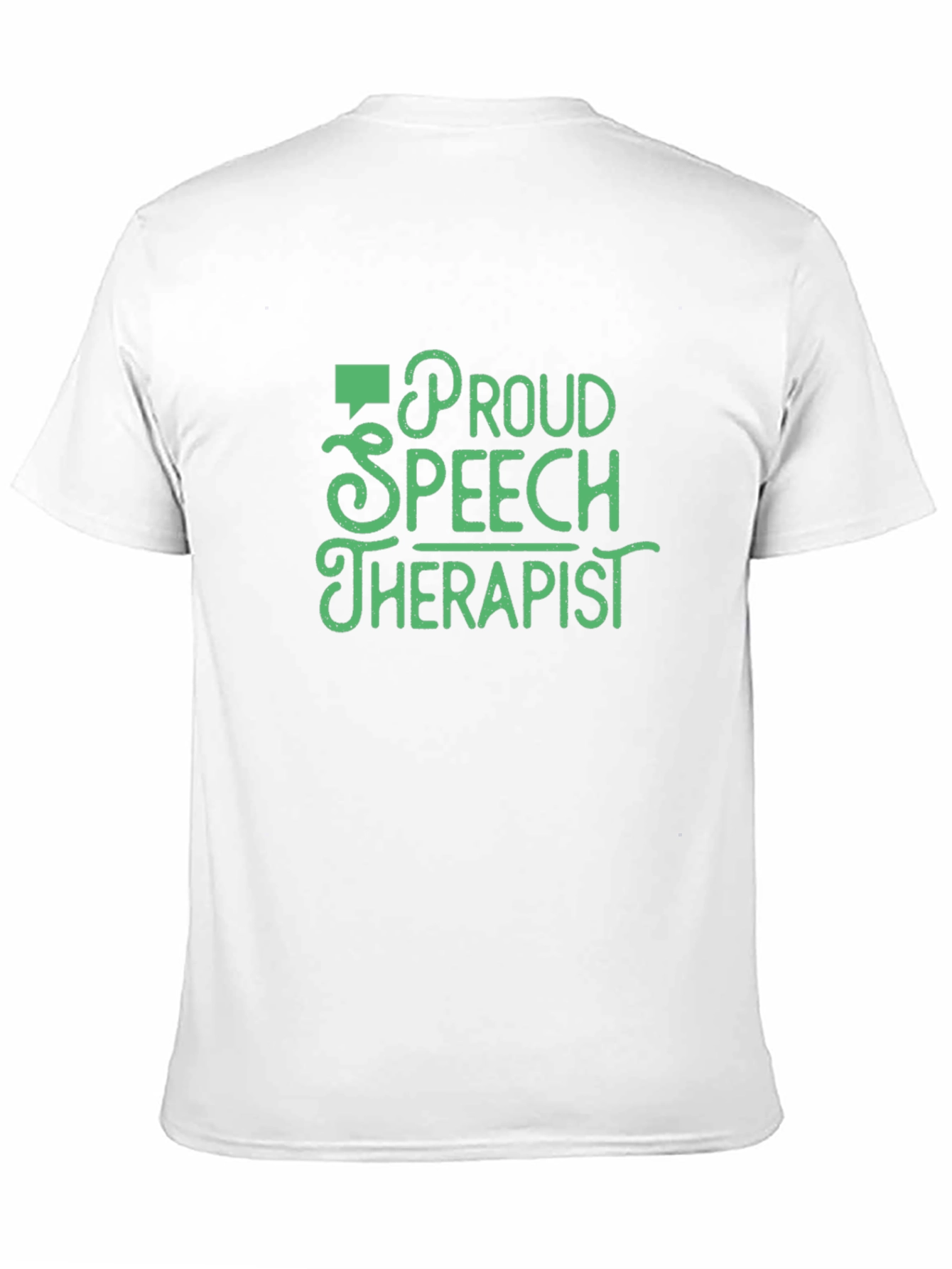 Proud Speech Therapist Black T-Shirt