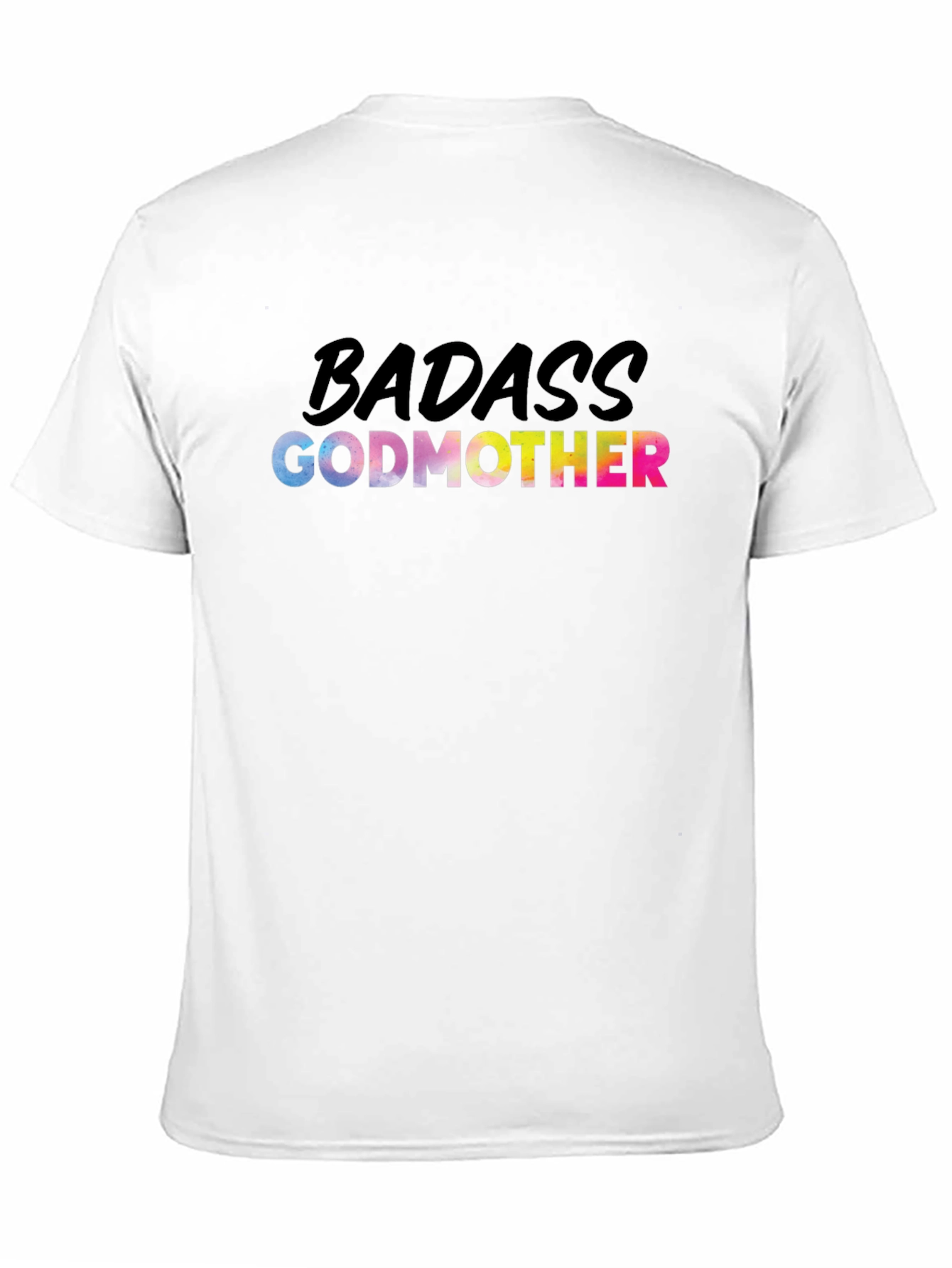 Badass Godmother Graphic Tee - Black Cotton T-Shirt