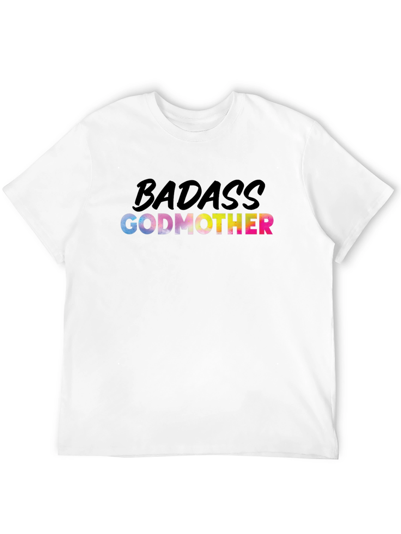 Badass Godmother Graphic Tee - Black Cotton T-Shirt