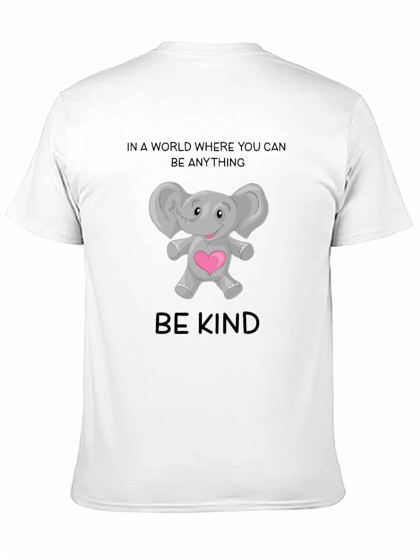 Be Kind Elephant Graphic T-Shirt