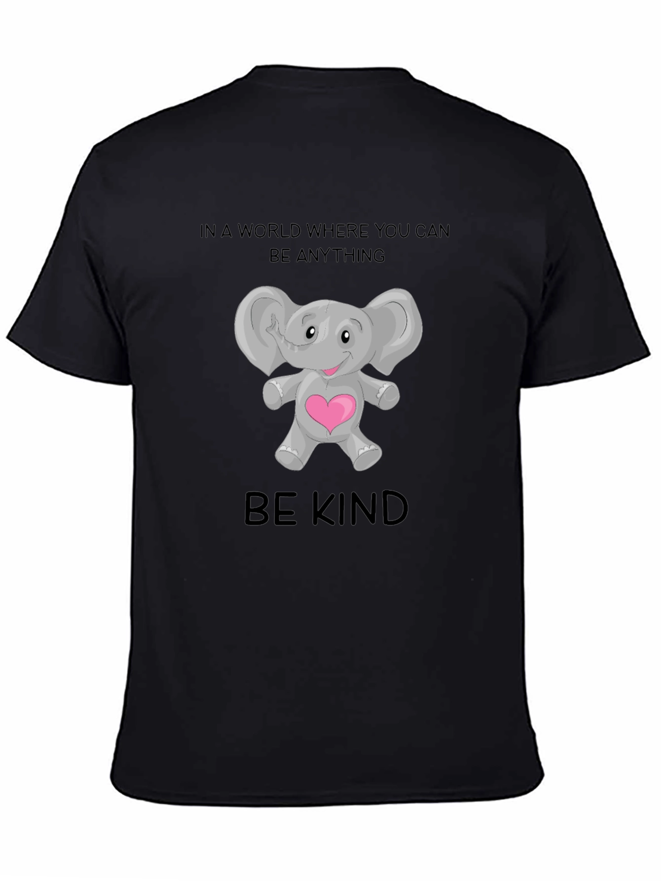 Be Kind Elephant Graphic T-Shirt
