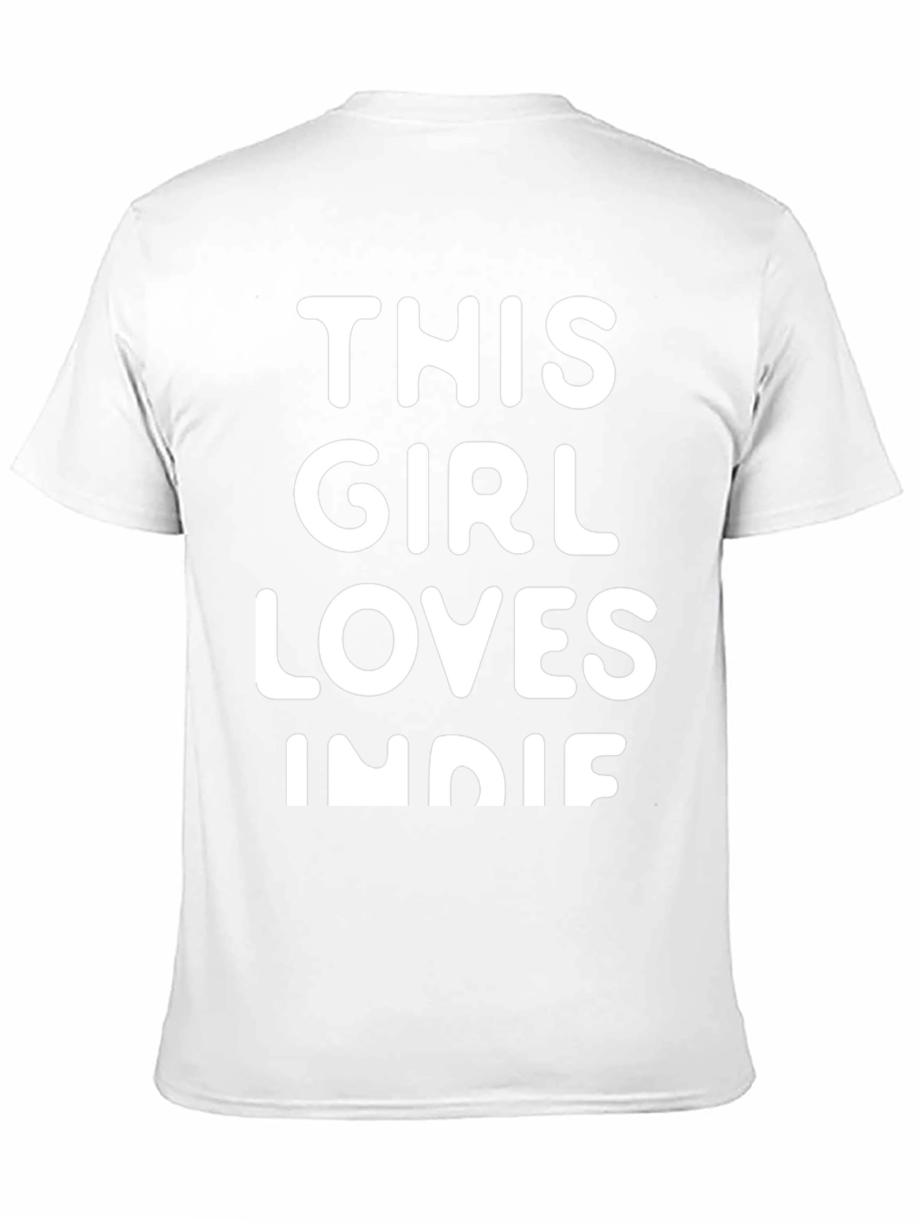 This Girl Loves Indie Black T-Shirt