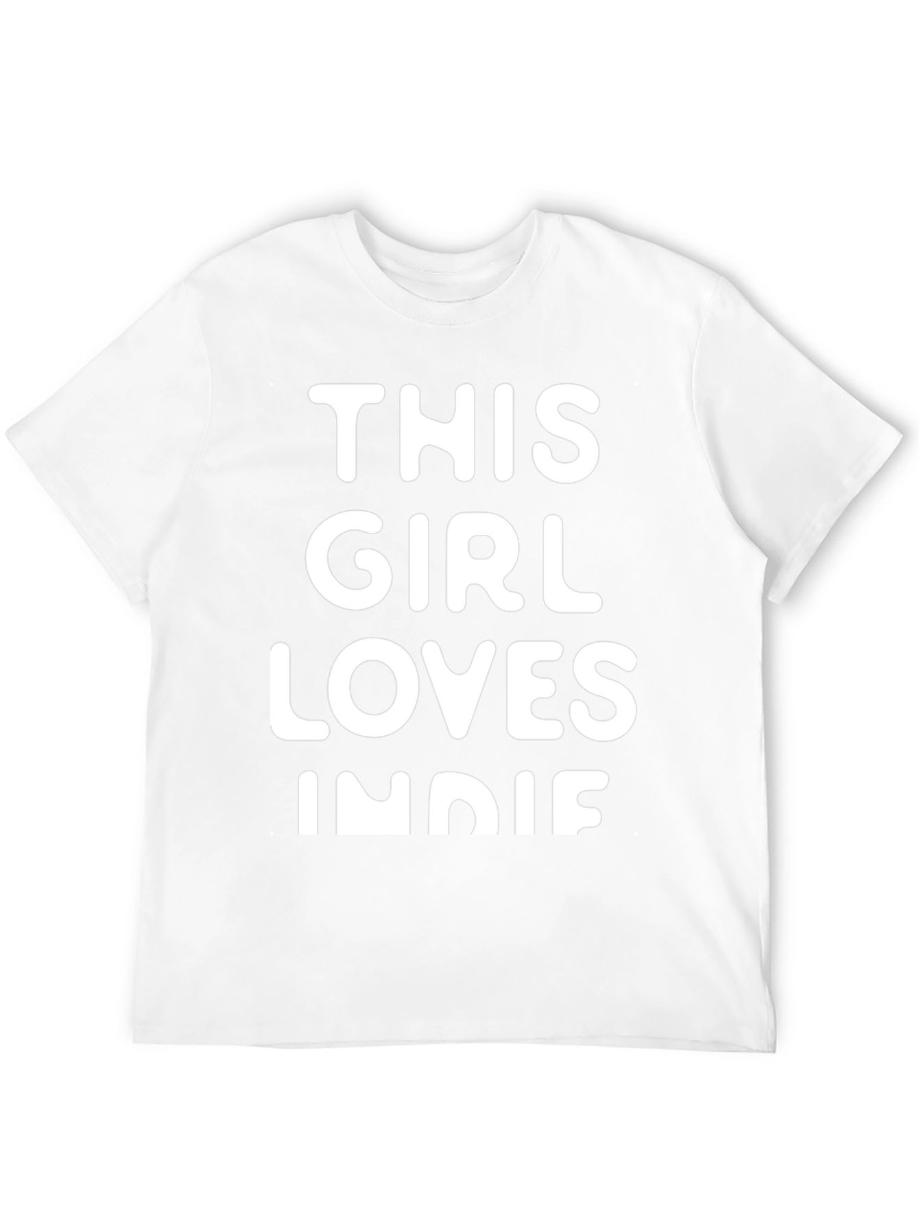This Girl Loves Indie Black T-Shirt