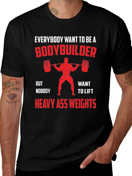 Bodybuilder Motivational Graphic Tee