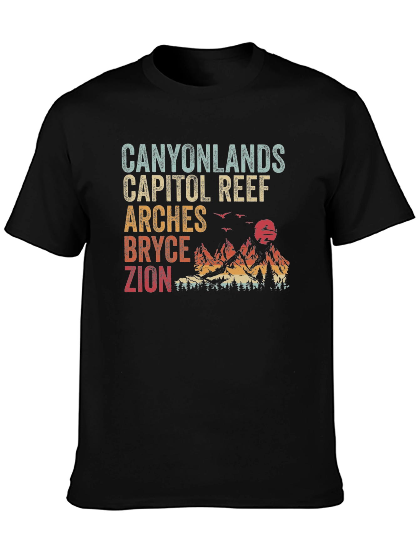 Utah National Parks Graphic Tee