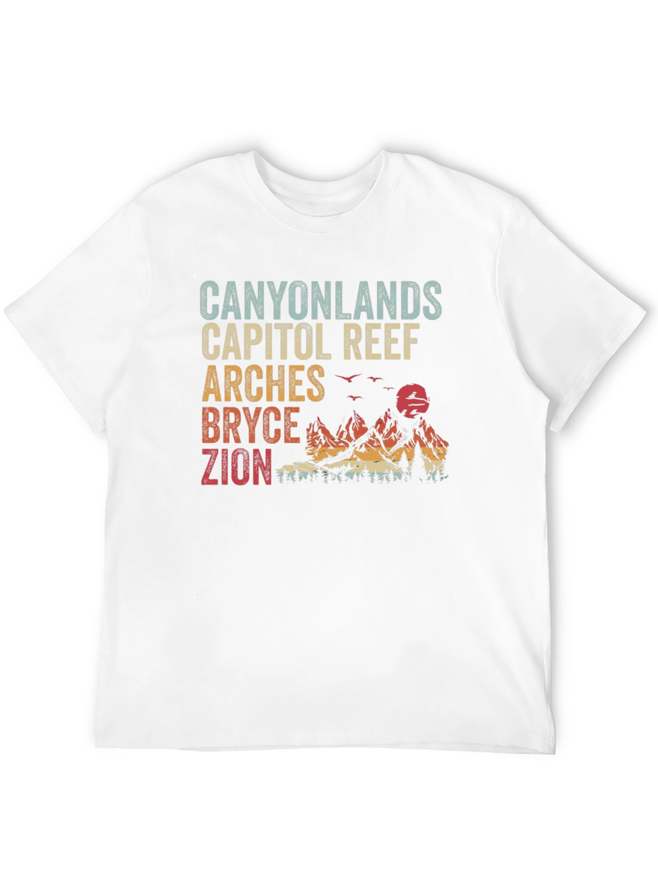 Utah National Parks Graphic Tee