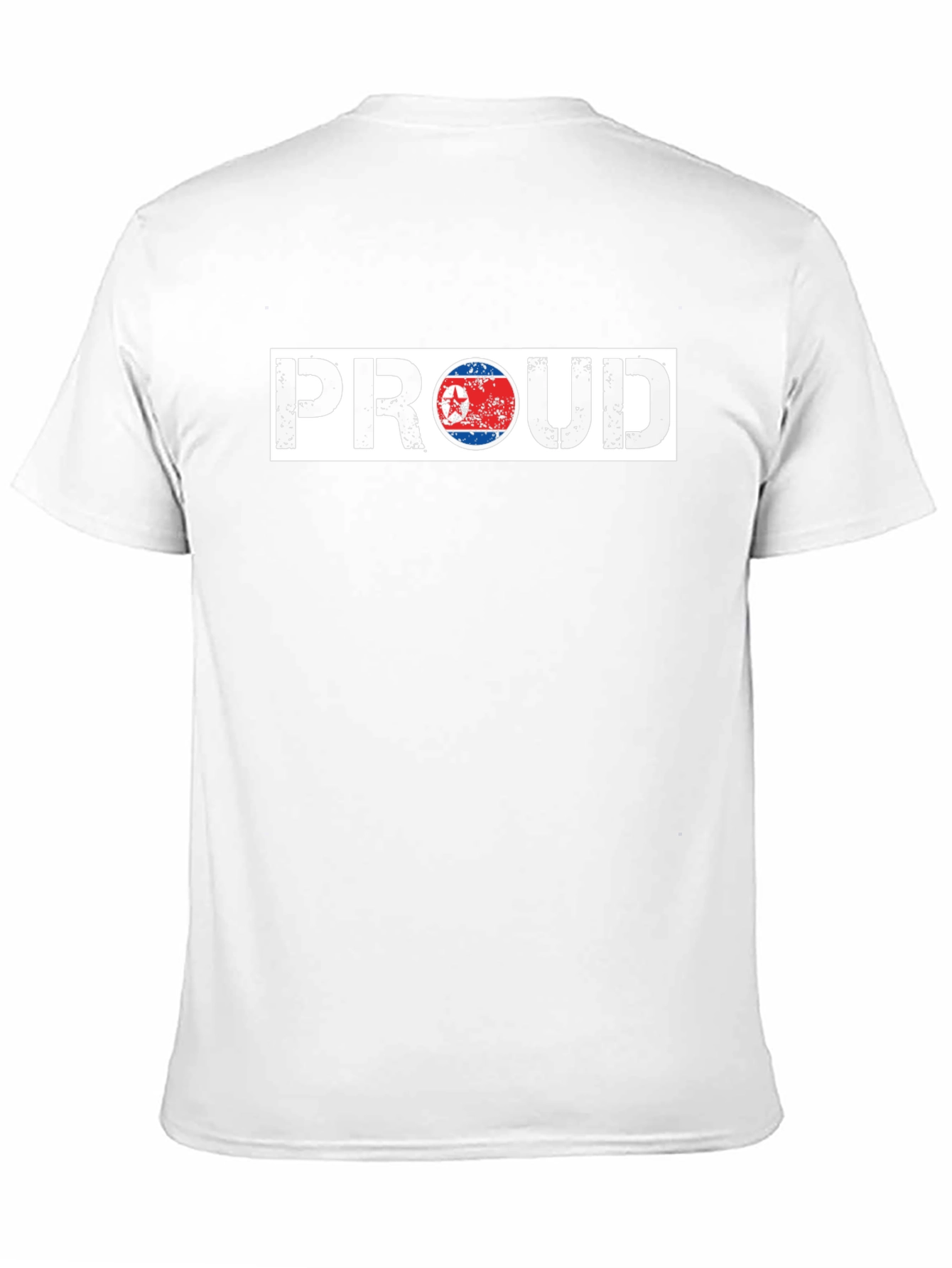 Proud North Korea Flag Graphic T-Shirt