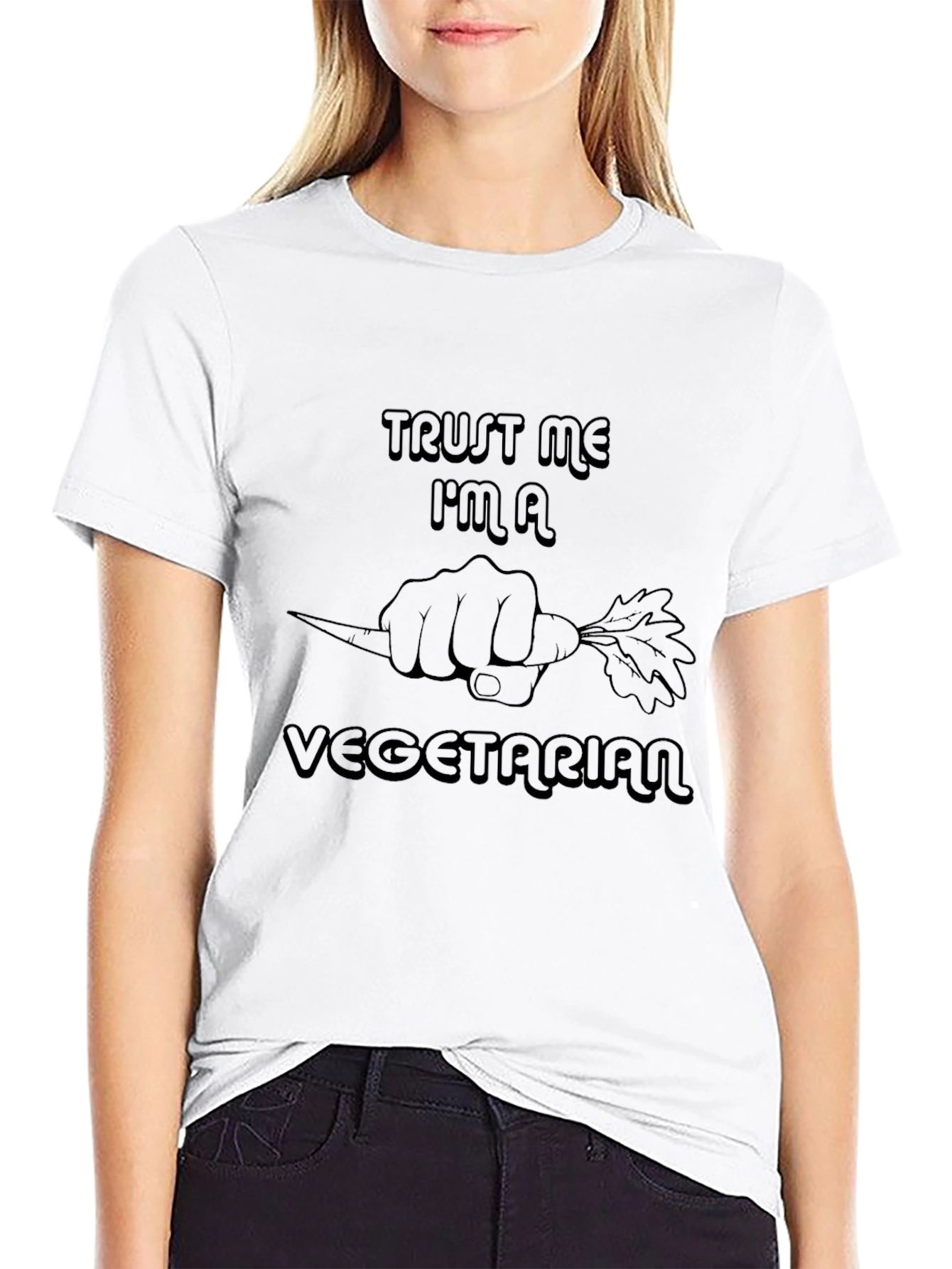 Trust Me Im A Vegetarian Graphic Tee