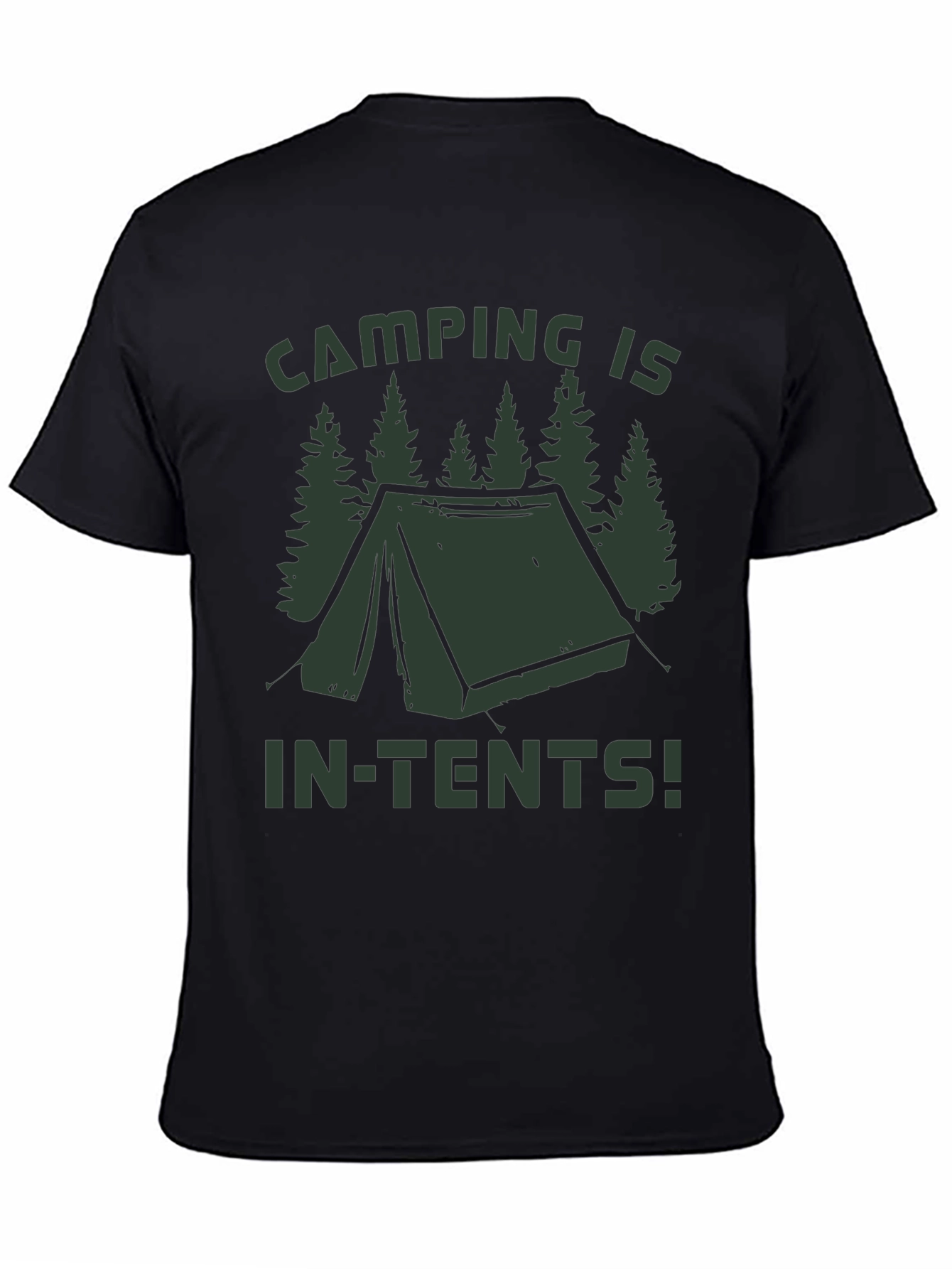 Camping Is In-Tents! Graphic T-Shirt