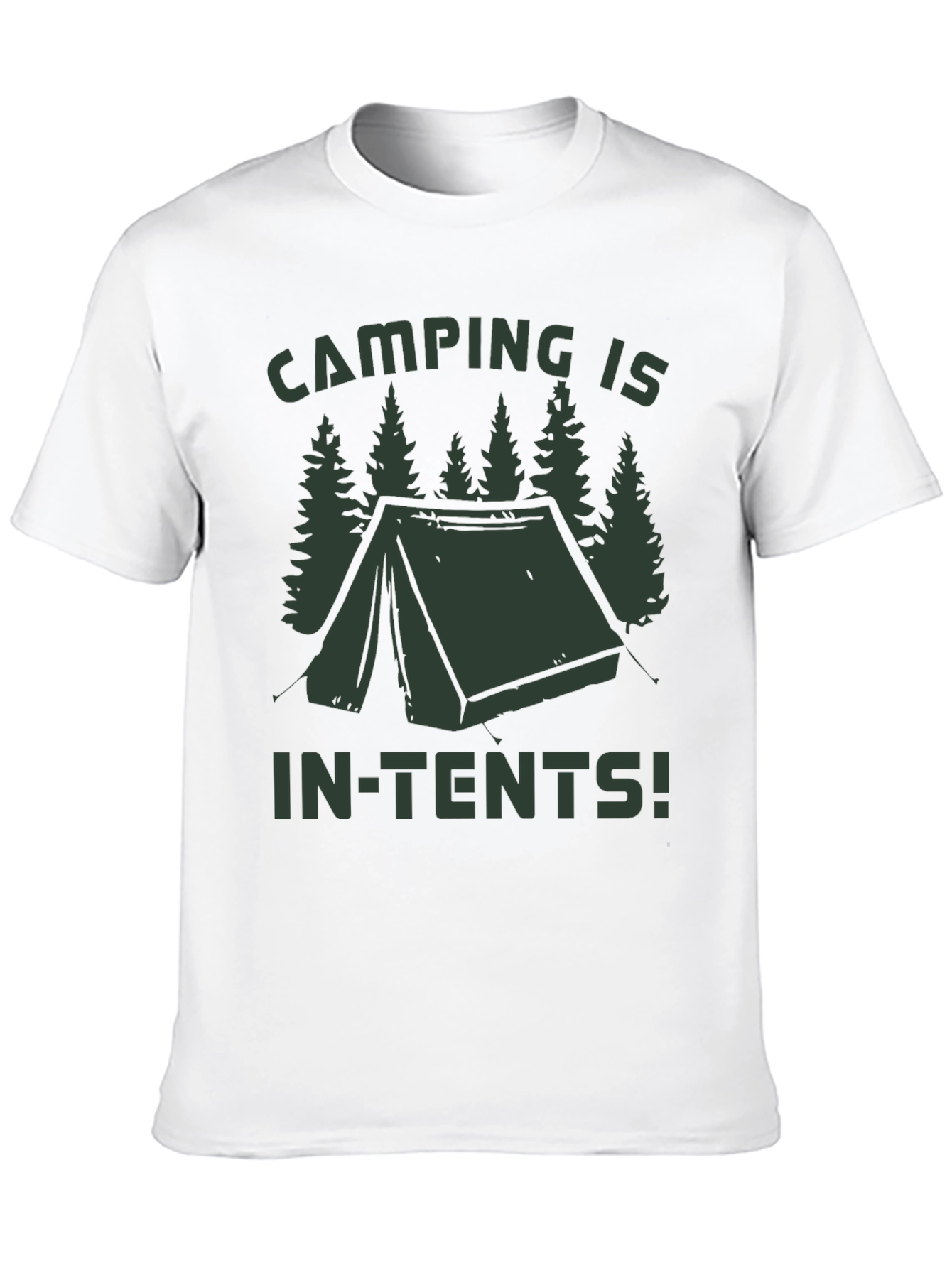 Camping Is In-Tents! Graphic T-Shirt