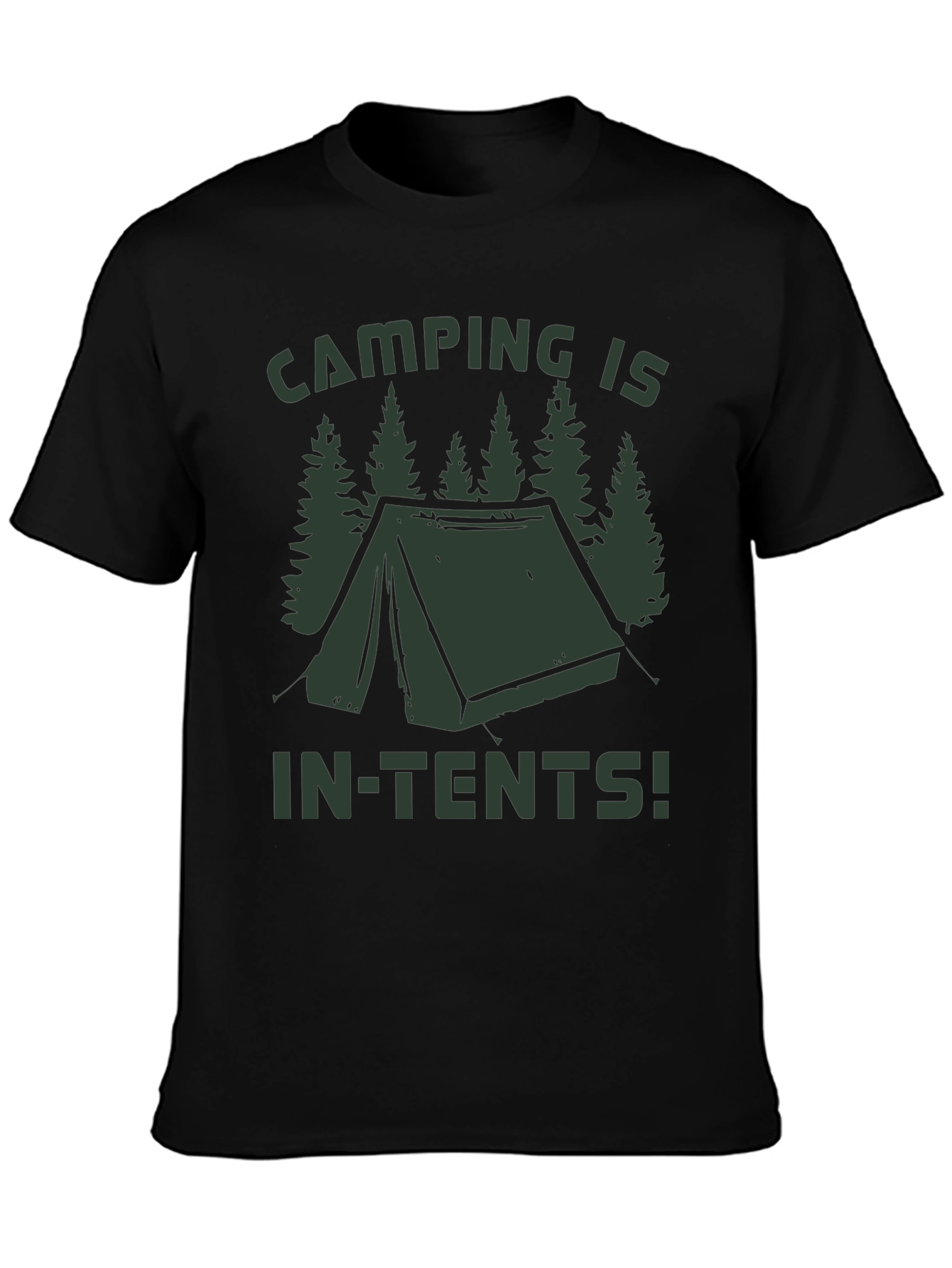 Camping Is In-Tents! Graphic T-Shirt