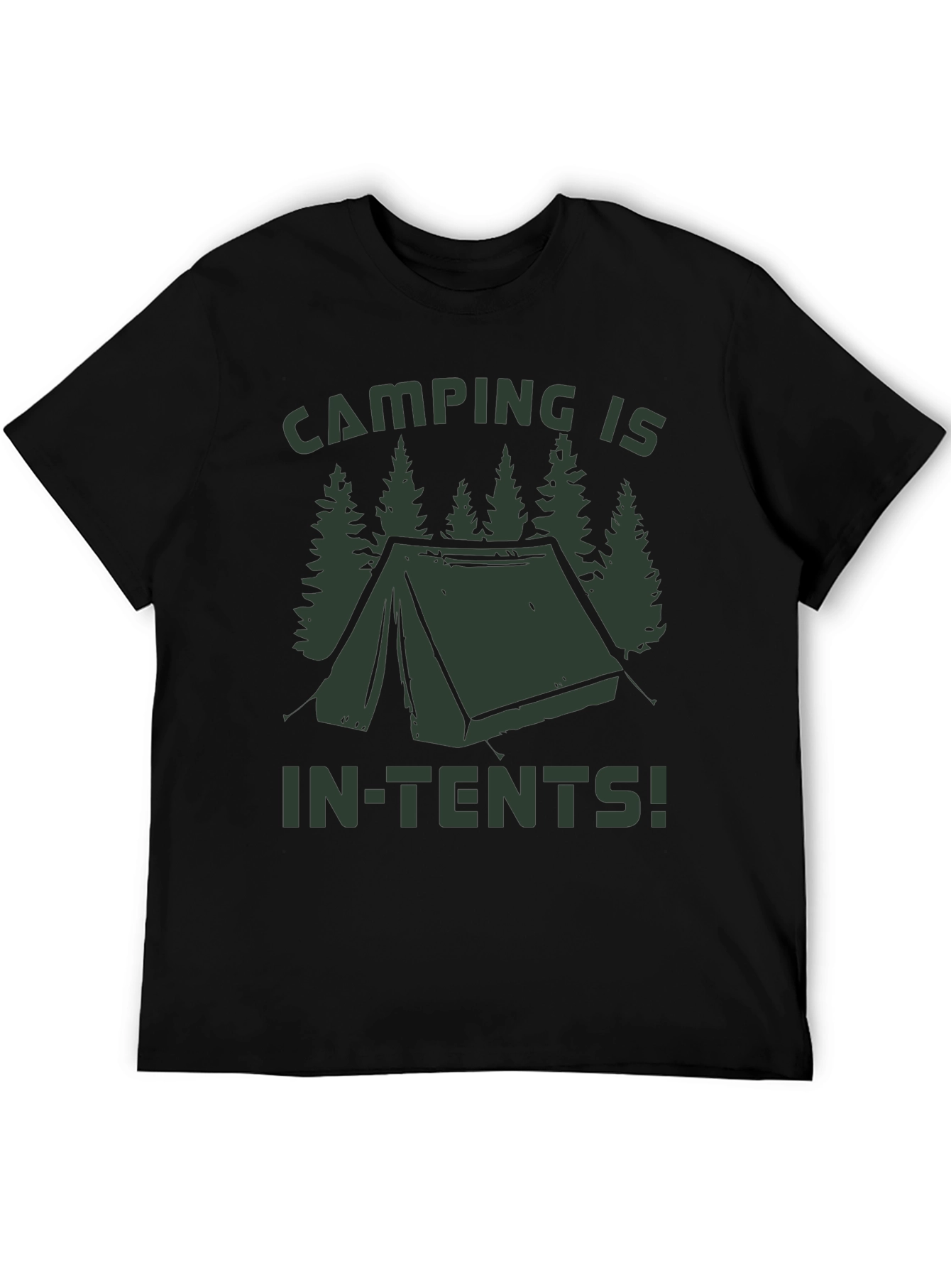 Camping Is In-Tents! Graphic T-Shirt