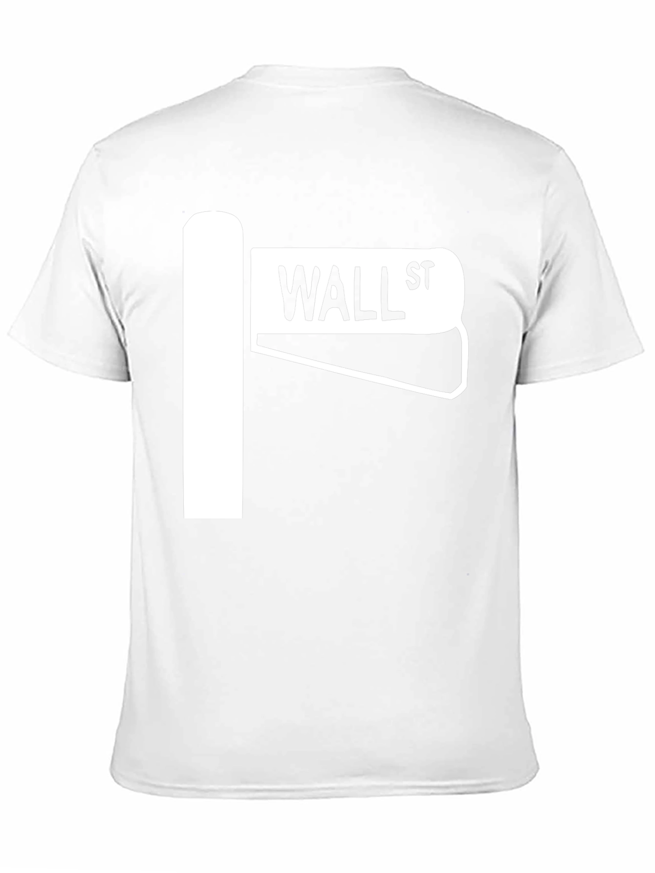 Wall Street Sign T-Shirt - Black