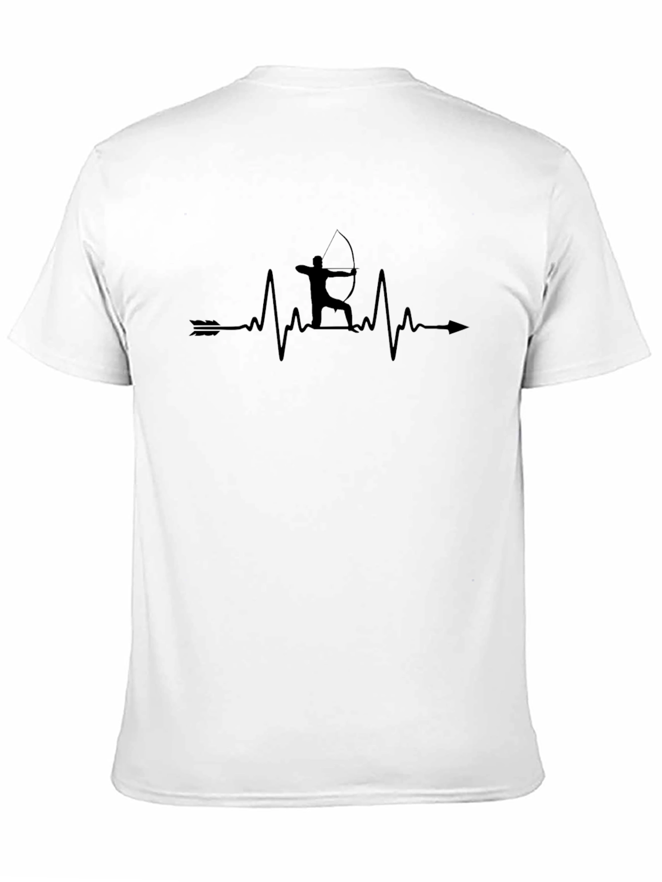 Archery Heartbeat T-Shirt - Black
