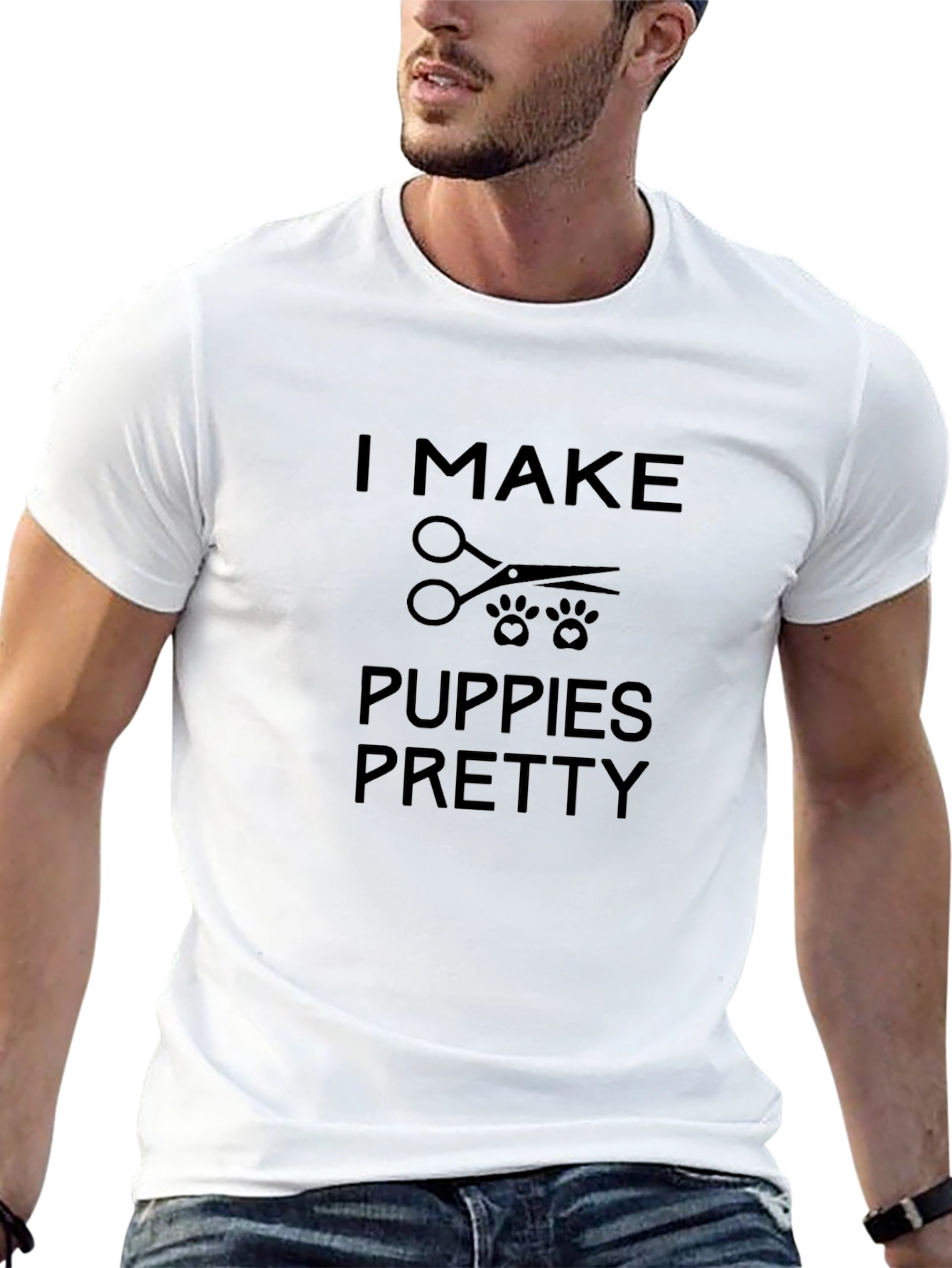 Puppy Groomer T-Shirt - I Make Puppies Pretty